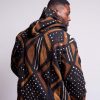 African Clothing Bogolan Hoodies Jacket for Men
