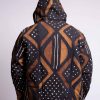 African Clothing Bogolan Hoodies Jacket for Men