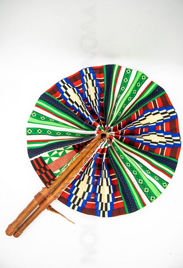 African Folding Handwoven Fan. Made in Africa. Retail and Wholesale