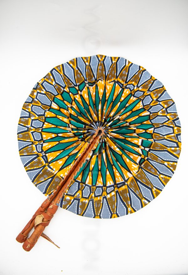 African Folding Handwoven Fan. Made in Africa. Retail and Wholesale