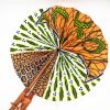 African Folding Handwoven Fan. Made in Africa. Retail and Wholesale