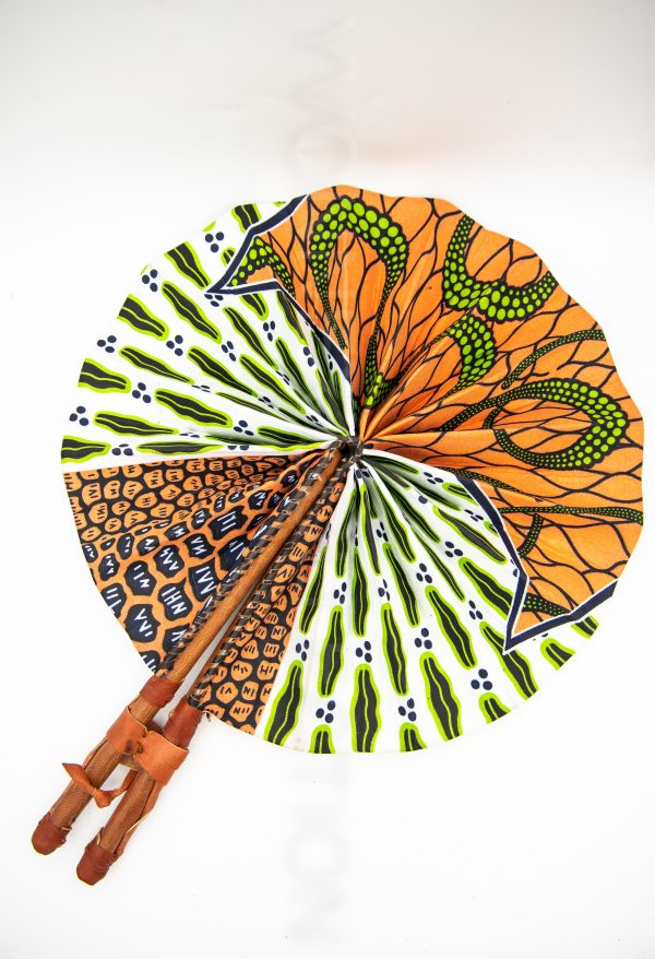 African Folding Handwoven Fan. Made in Africa. Retail and Wholesale