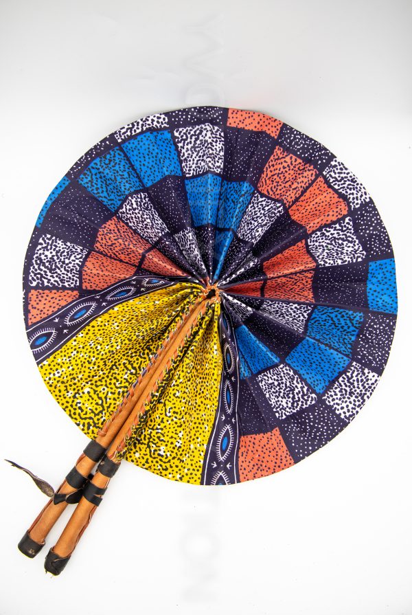 African Folding Handwoven Fan. Made in Africa. Retail and Wholesale