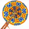 African Folding Handwoven Fan. Made in Africa. Retail and Wholesale