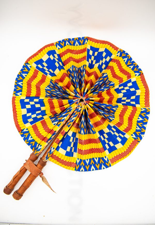 African Folding Handwoven Fan. Made in Africa. Retail and Wholesale