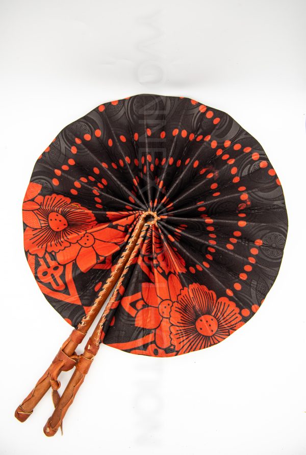African Folding Handwoven Fan. Made in Africa. Retail and Wholesale