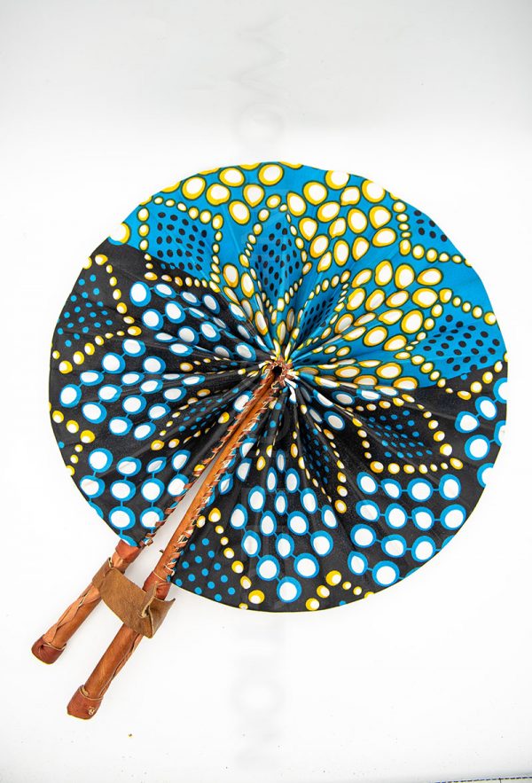 African Folding Handwoven Fan. Made in Africa. Retail and Wholesale