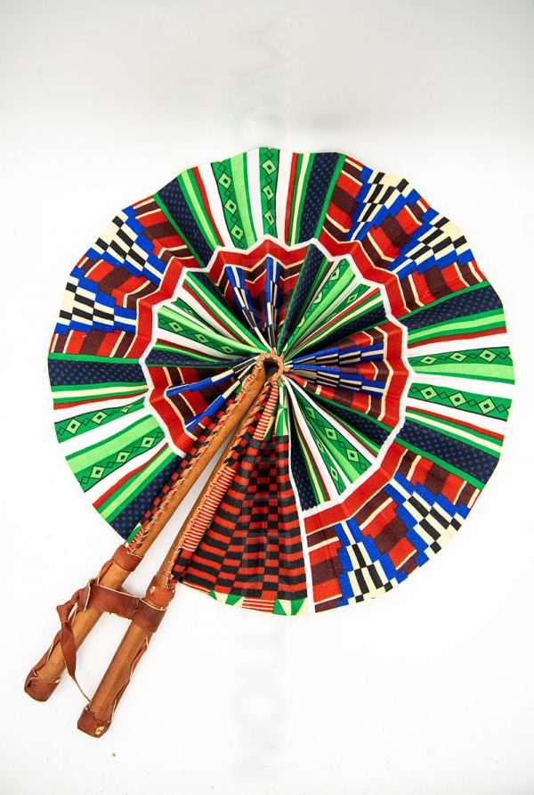 African Folding Handwoven Fan. Made in Africa. Retail and Wholesale