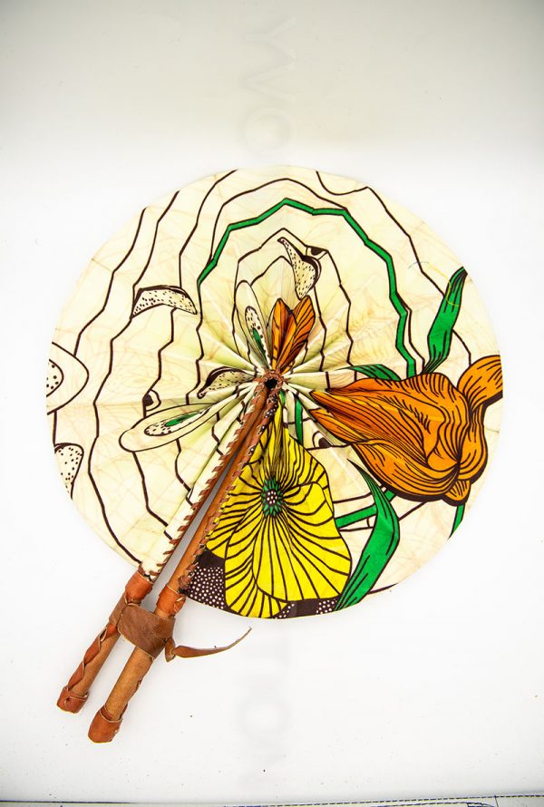 African Folding Handwoven Fan. Made in Africa. Retail and Wholesale