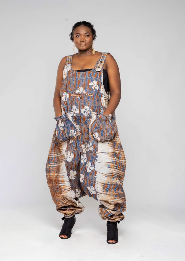 African Batik Jumpsuit for Women. Made in Africa. Retail and Wholesale