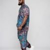 African Batik Men Suit - Top & Cargo Pants