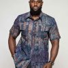 African Batik Men's Shirt