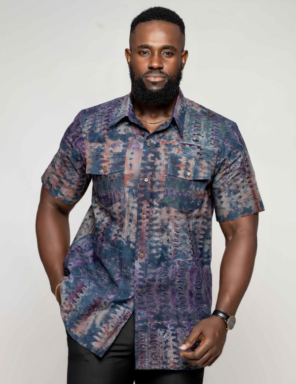 African Batik Men's Shirt