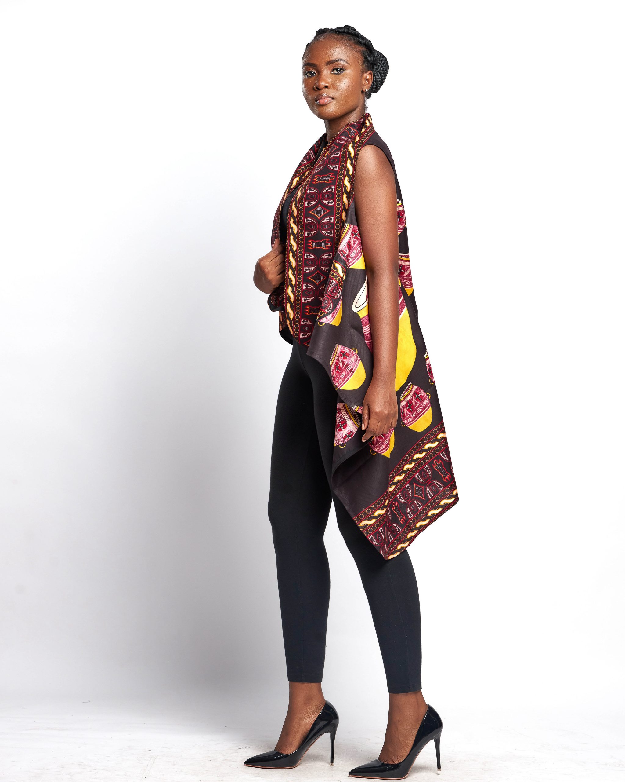 African Clothing for Women. Ankara Women's Throw Over Jacket. Retail and Wholesale, Made in Africa