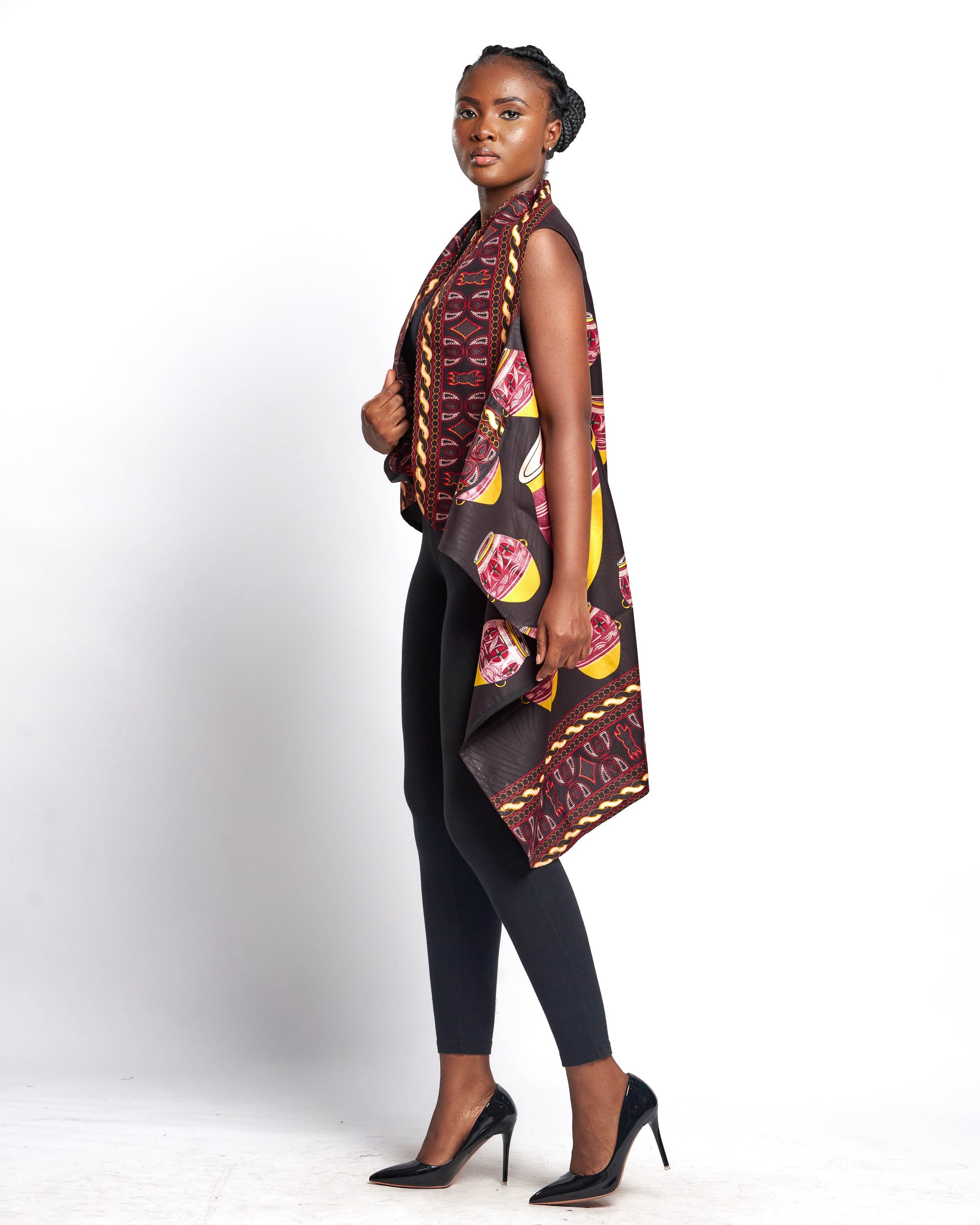 African Clothing for Women. Ankara Women's Throw Over Jacket. Retail and Wholesale, Made in Africa