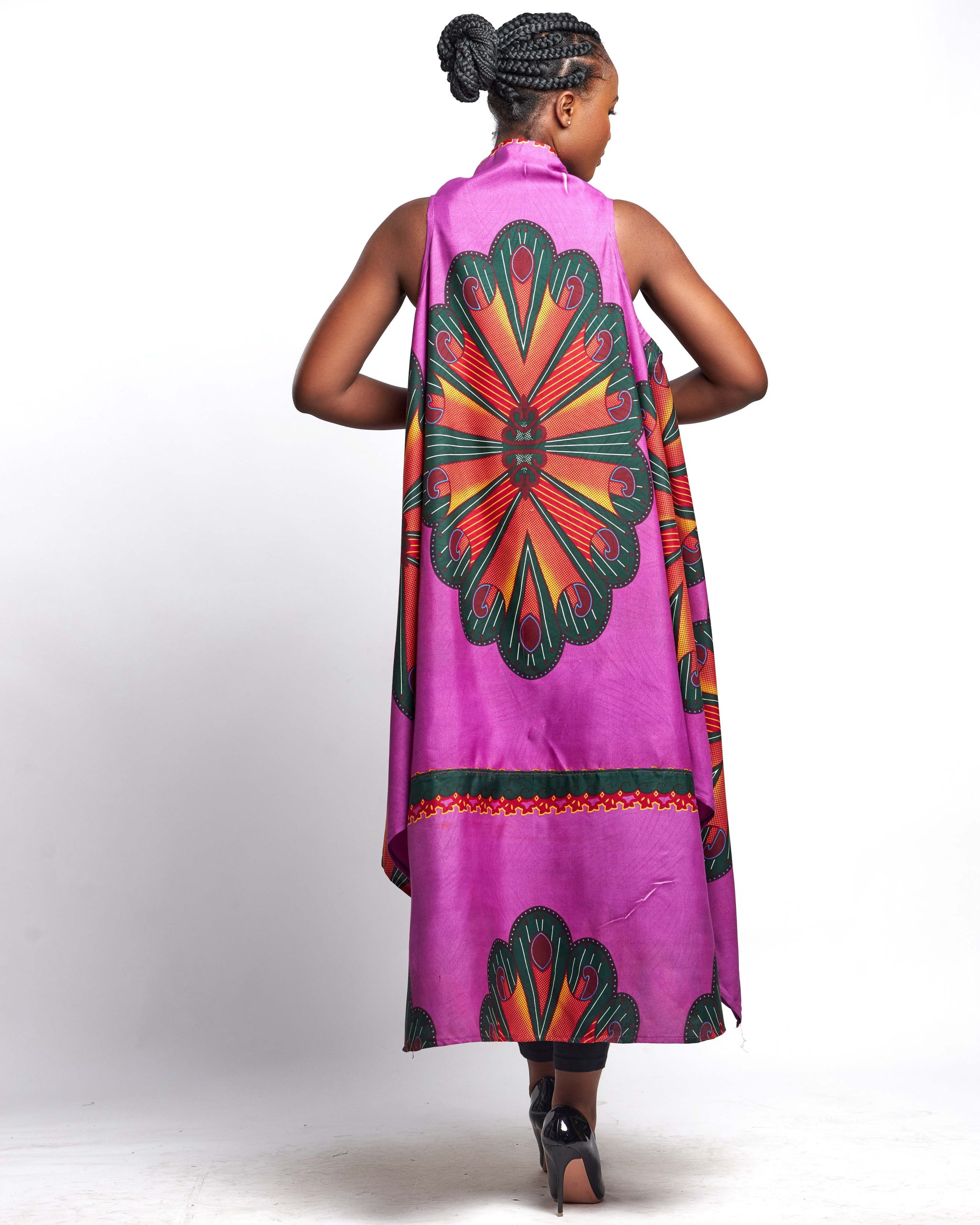 African Clothing for Women. Ankara Women's Throw Over Jacket. Retail and Wholesale, Made in Africa