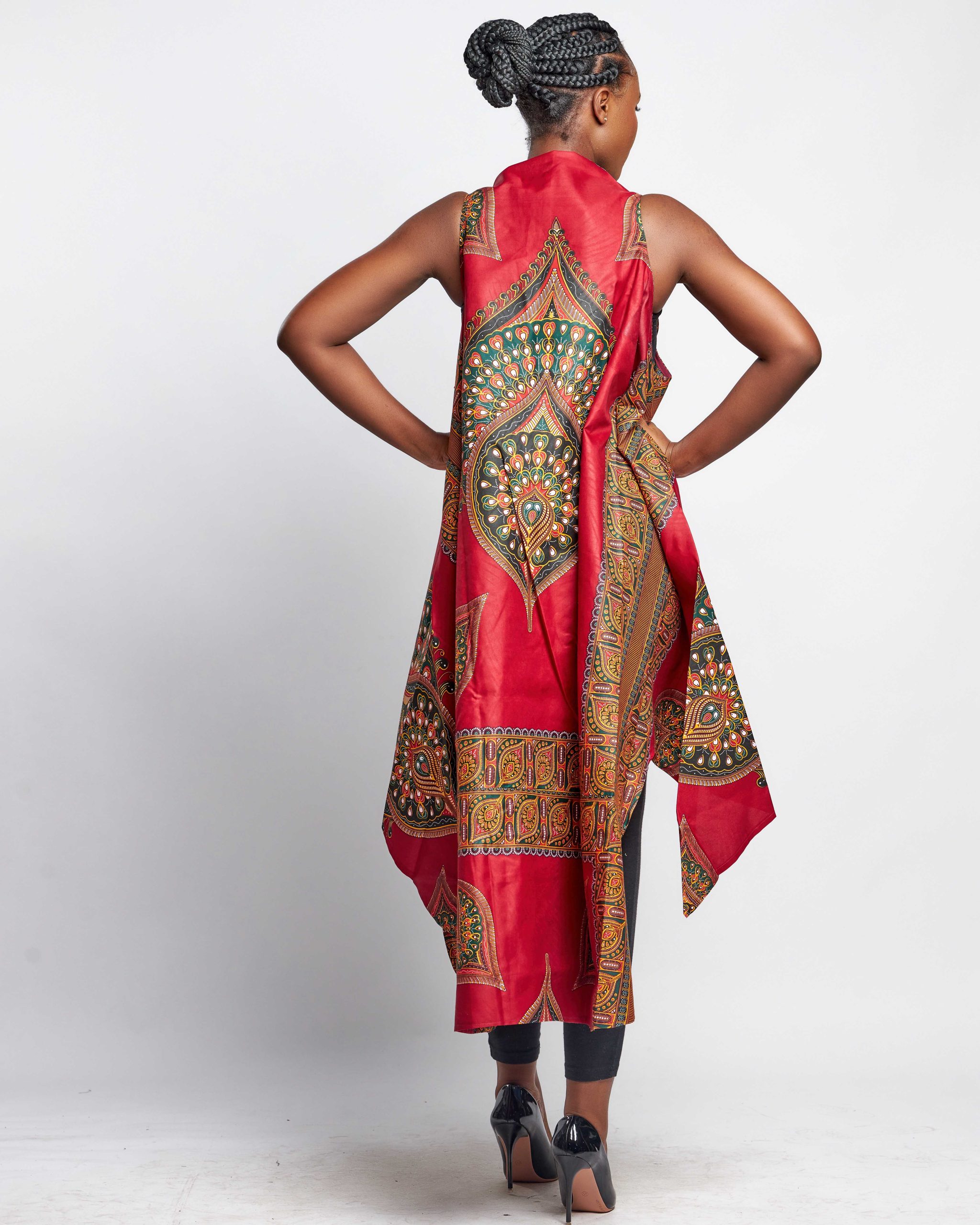 African Clothing for Women. Ankara Women's Throw Over Jacket. Retail and Wholesale, Made in Africa