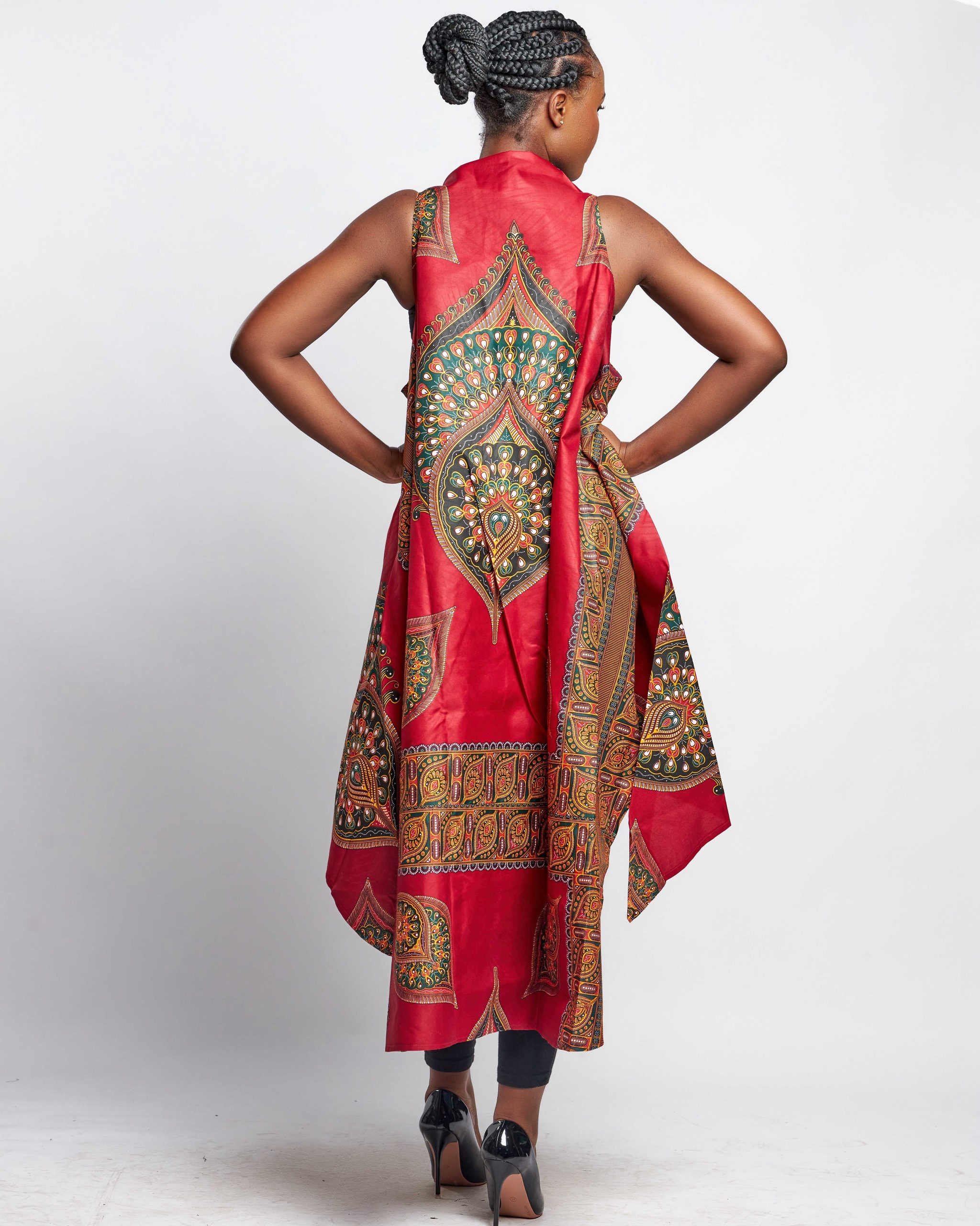 African Clothing for Women. Ankara Women's Throw Over Jacket. Retail and Wholesale, Made in Africa