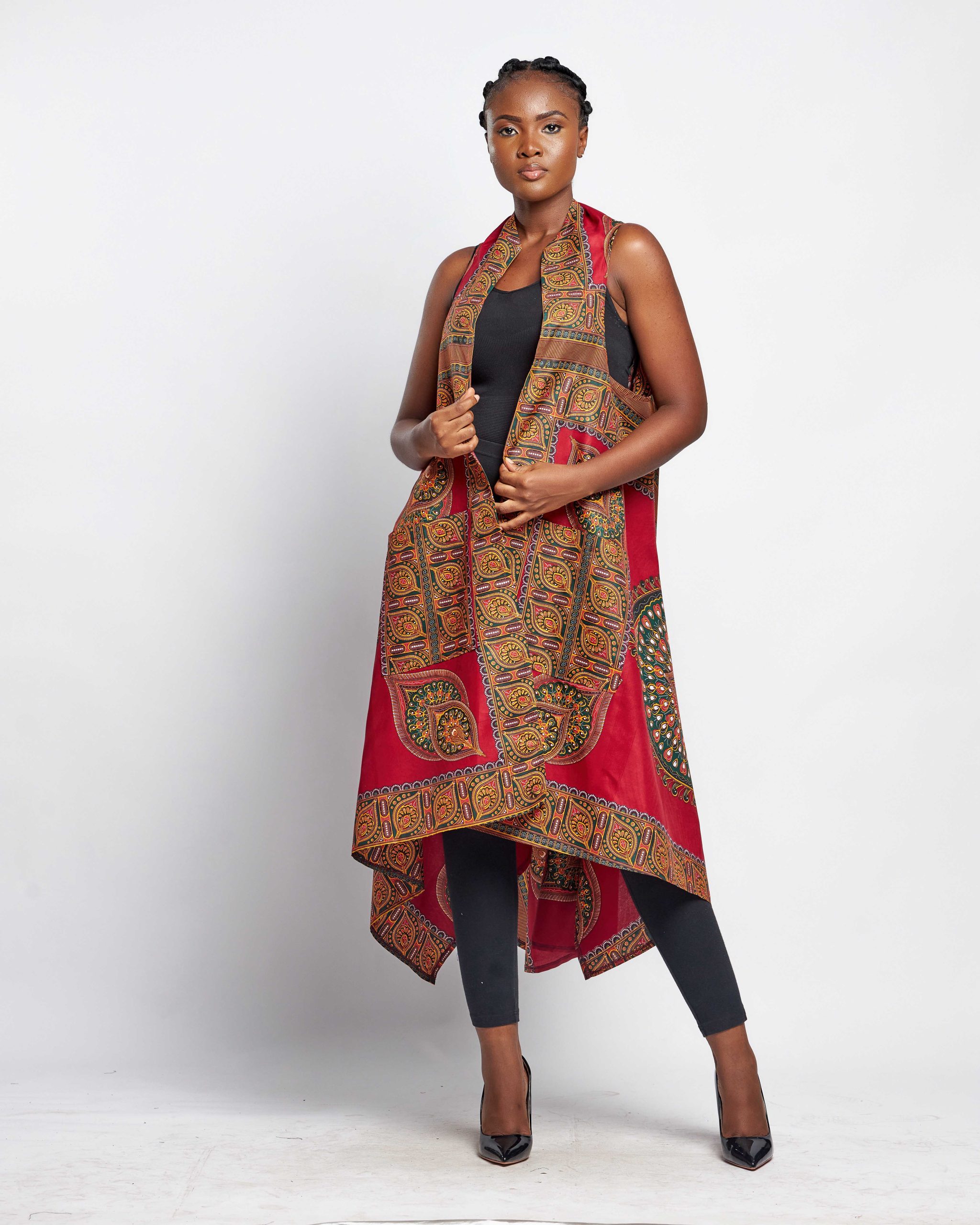African Clothing for Women. Ankara Women's Throw Over Jacket. Retail and Wholesale, Made in Africa