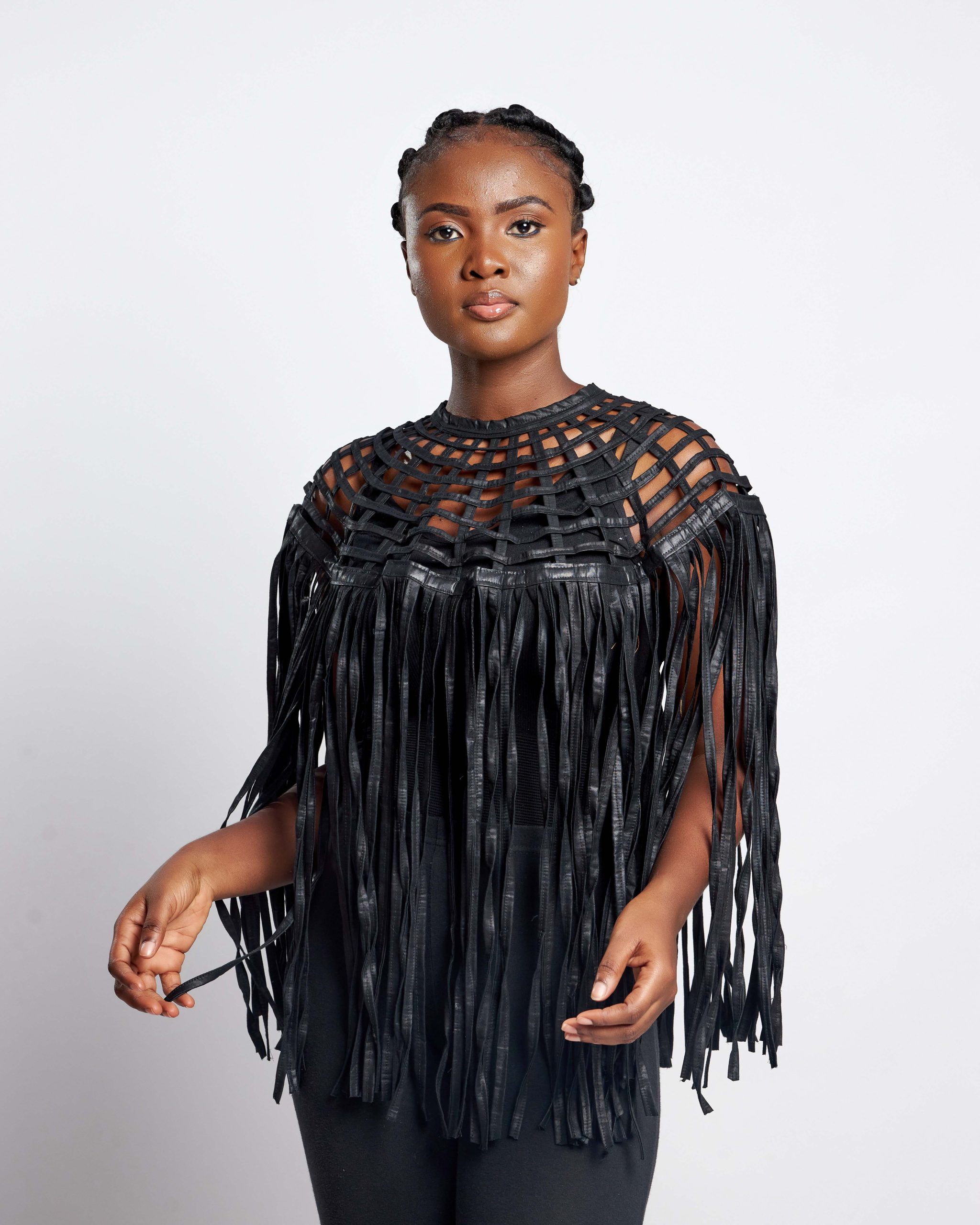 African Clothing for Women. Ankara Women's Mesh Top. Retail and Wholesale, Made in Africa