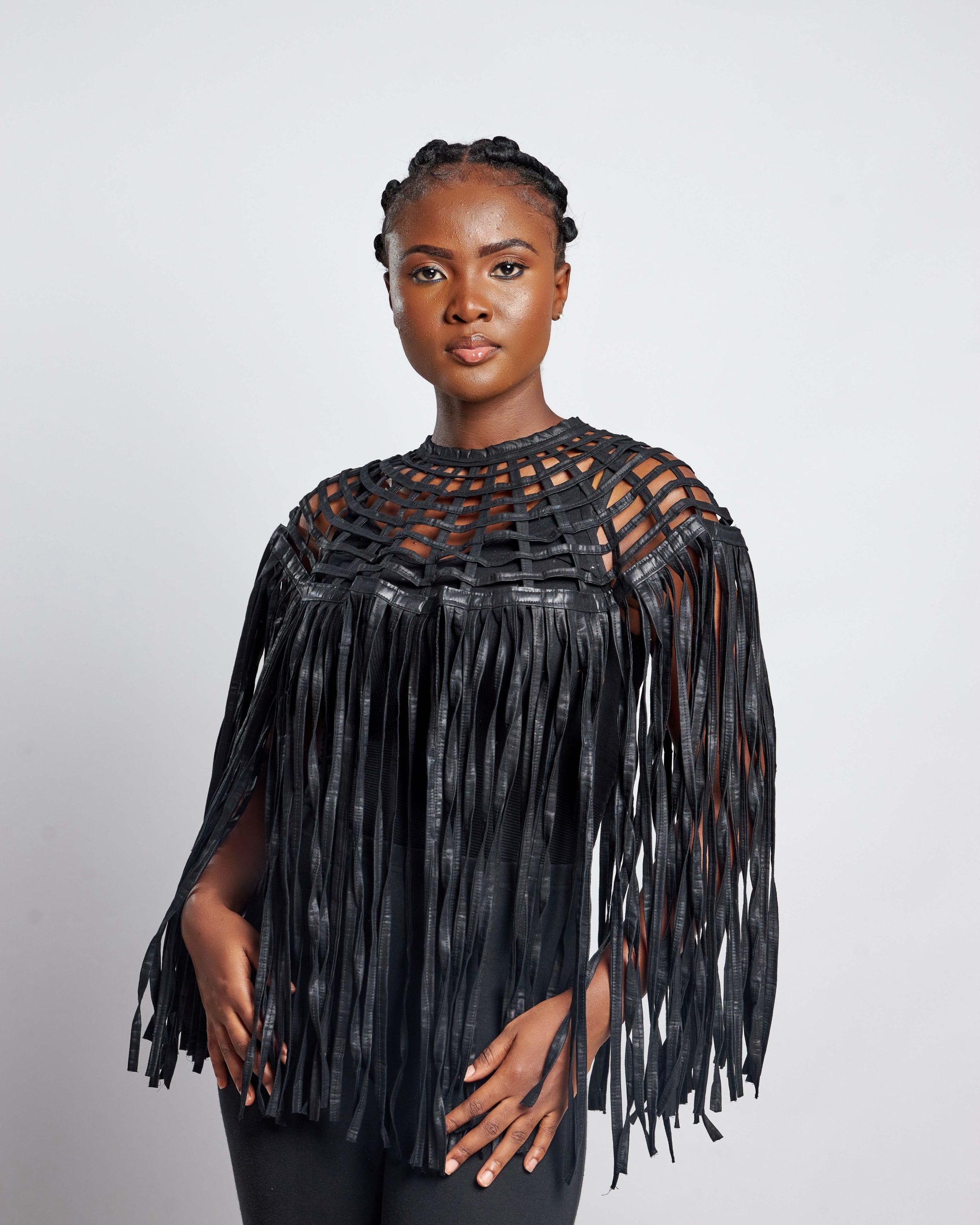 African Clothing for Women. Ankara Women's Mesh Top. Retail and Wholesale, Made in Africa