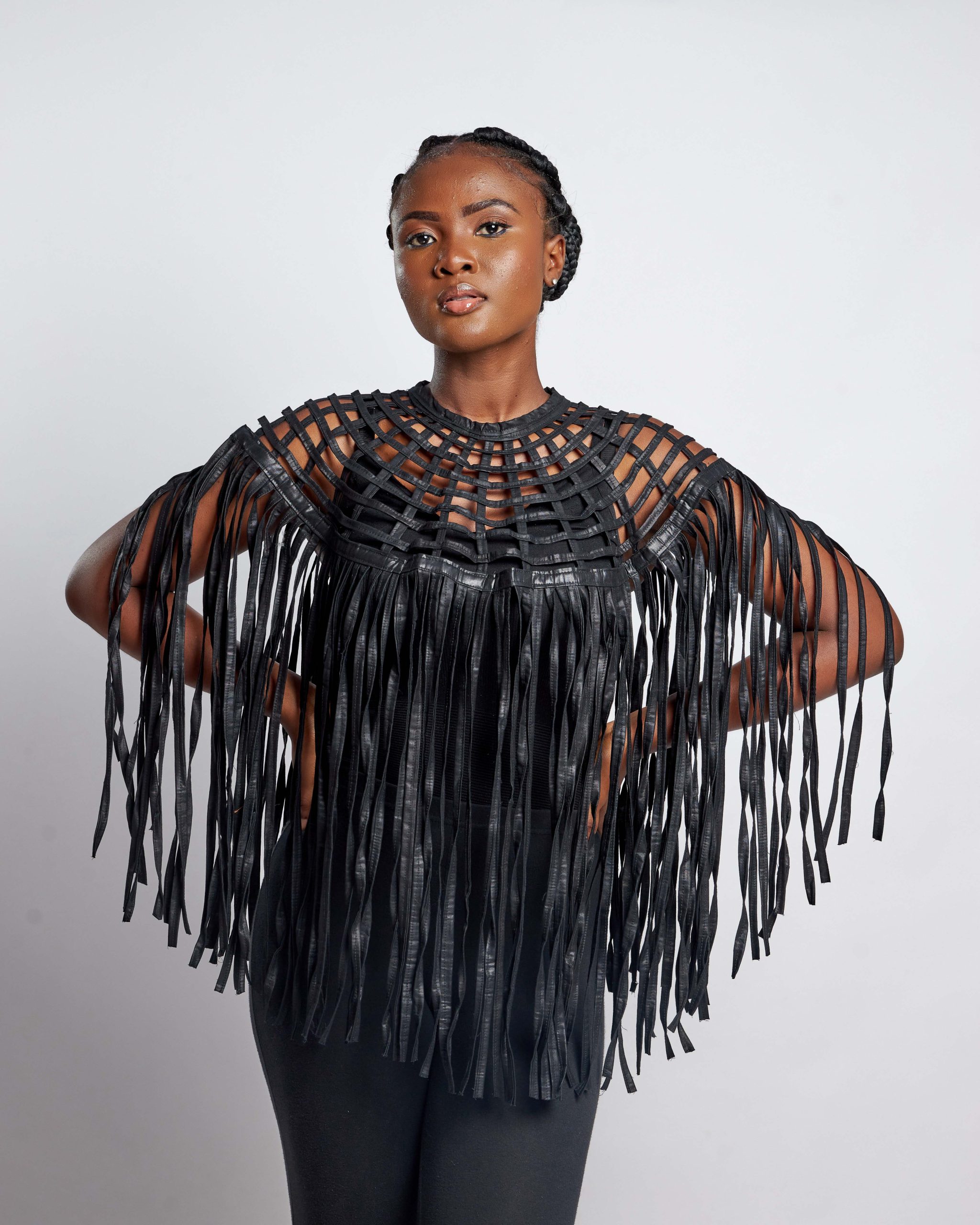 African Clothing for Women. Ankara Women's Mesh Top. Retail and Wholesale, Made in Africa