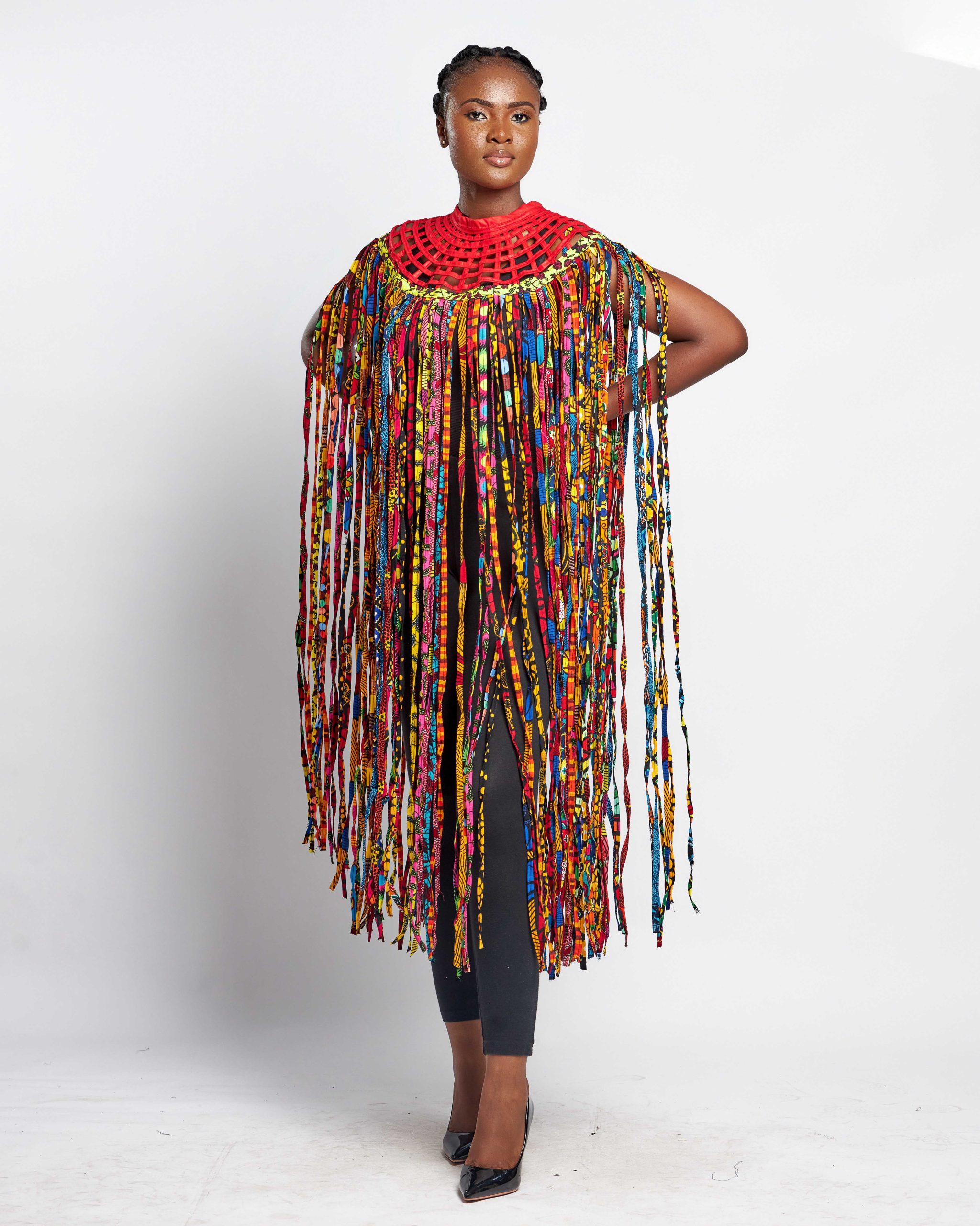 African Clothing for Women. Ankara Women's Mesh Top. Retail and Wholesale, Made in Africa