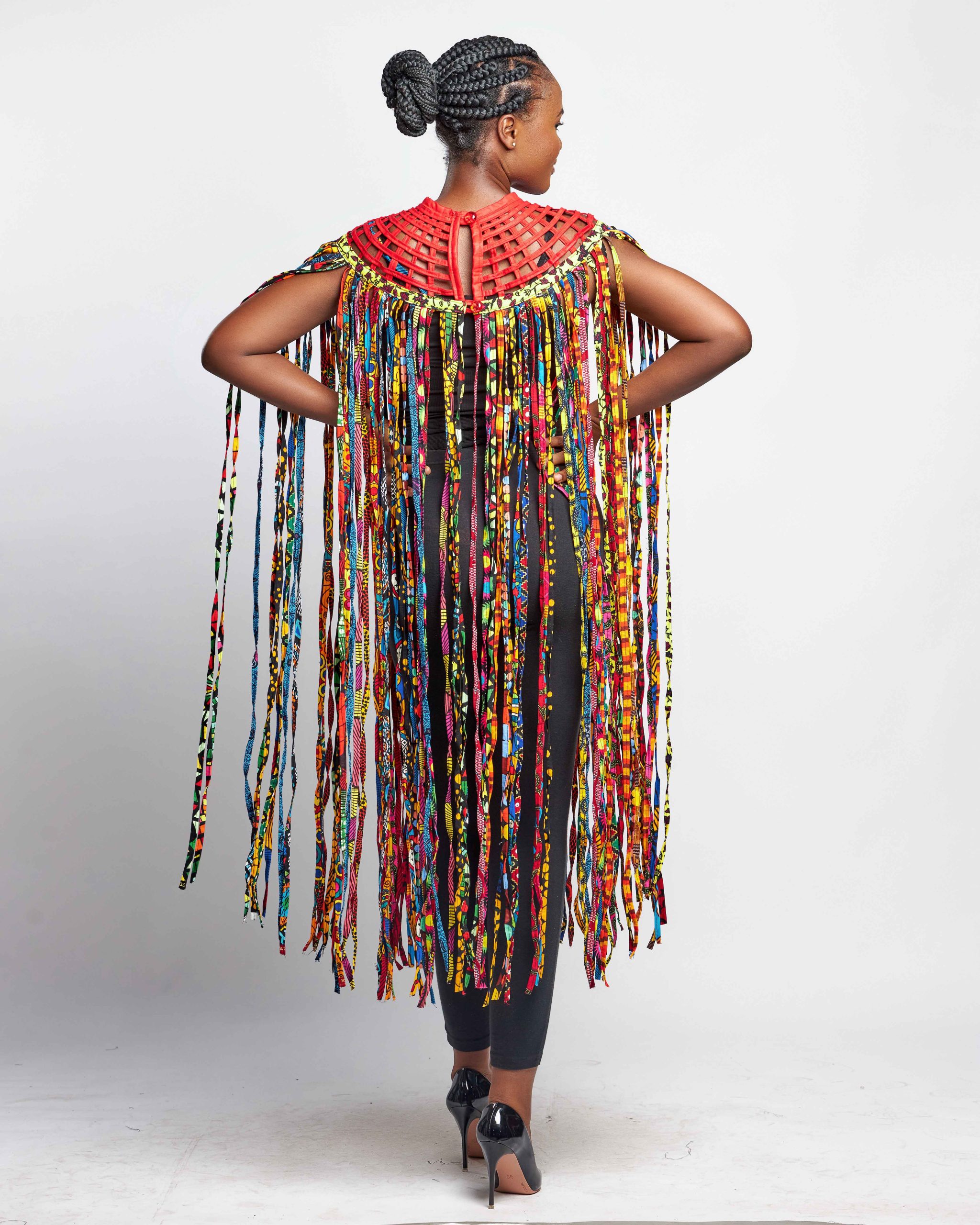 African Clothing for Women. Ankara Women's Mesh Top. Retail and Wholesale, Made in Africa