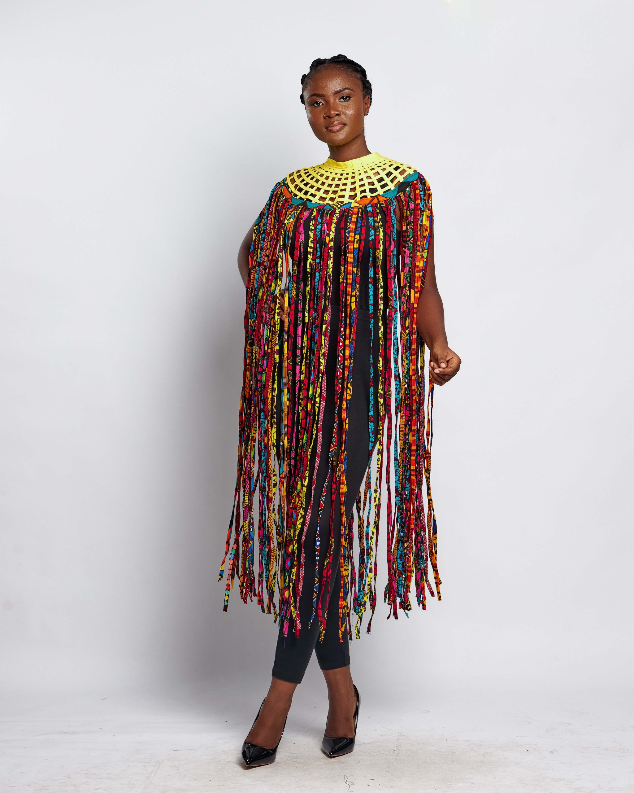 African Clothing for Women. Ankara Women's Mesh Top. Retail and Wholesale, Made in Africa