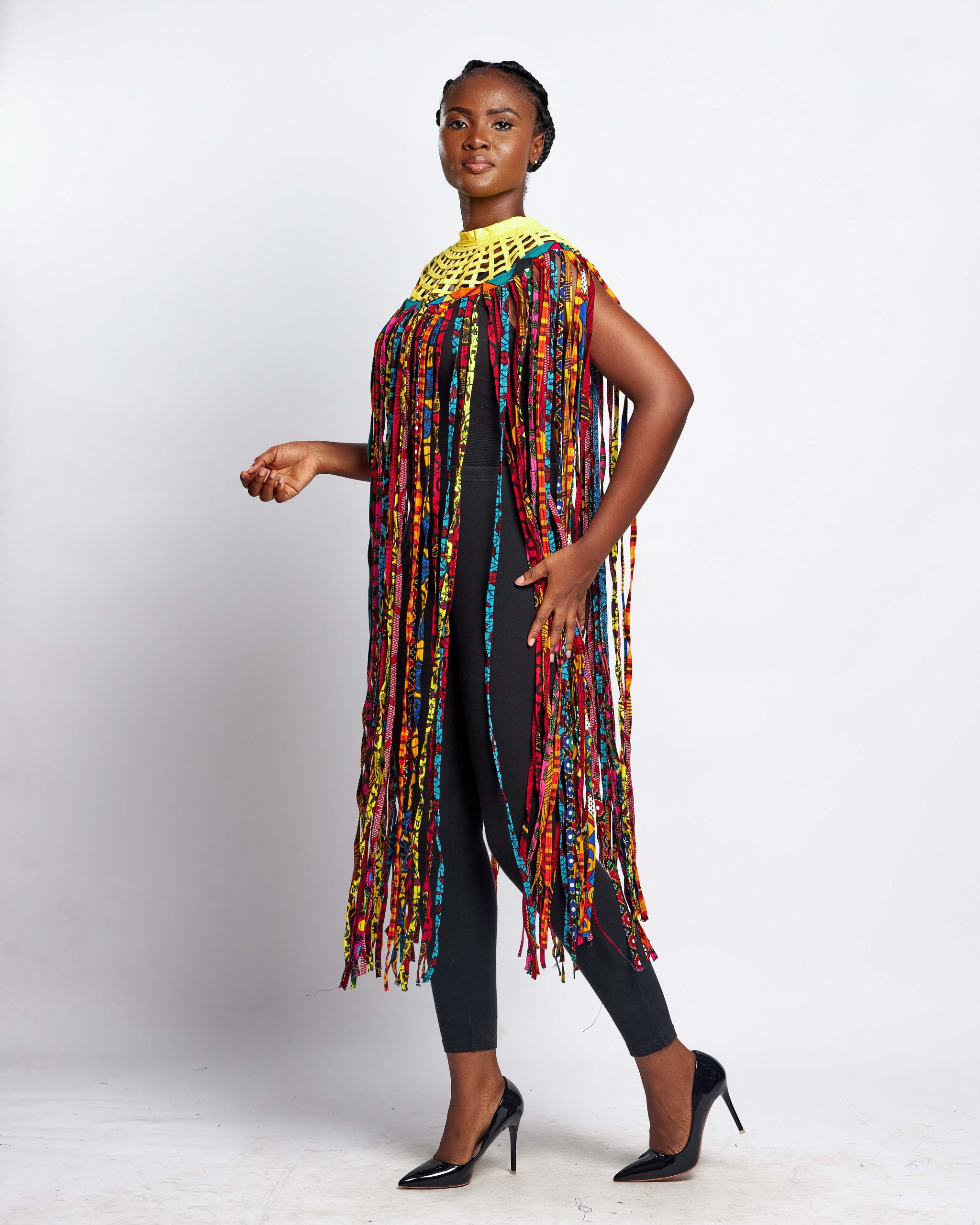 African Clothing for Women. Ankara Women's Mesh Top. Retail and Wholesale, Made in Africa