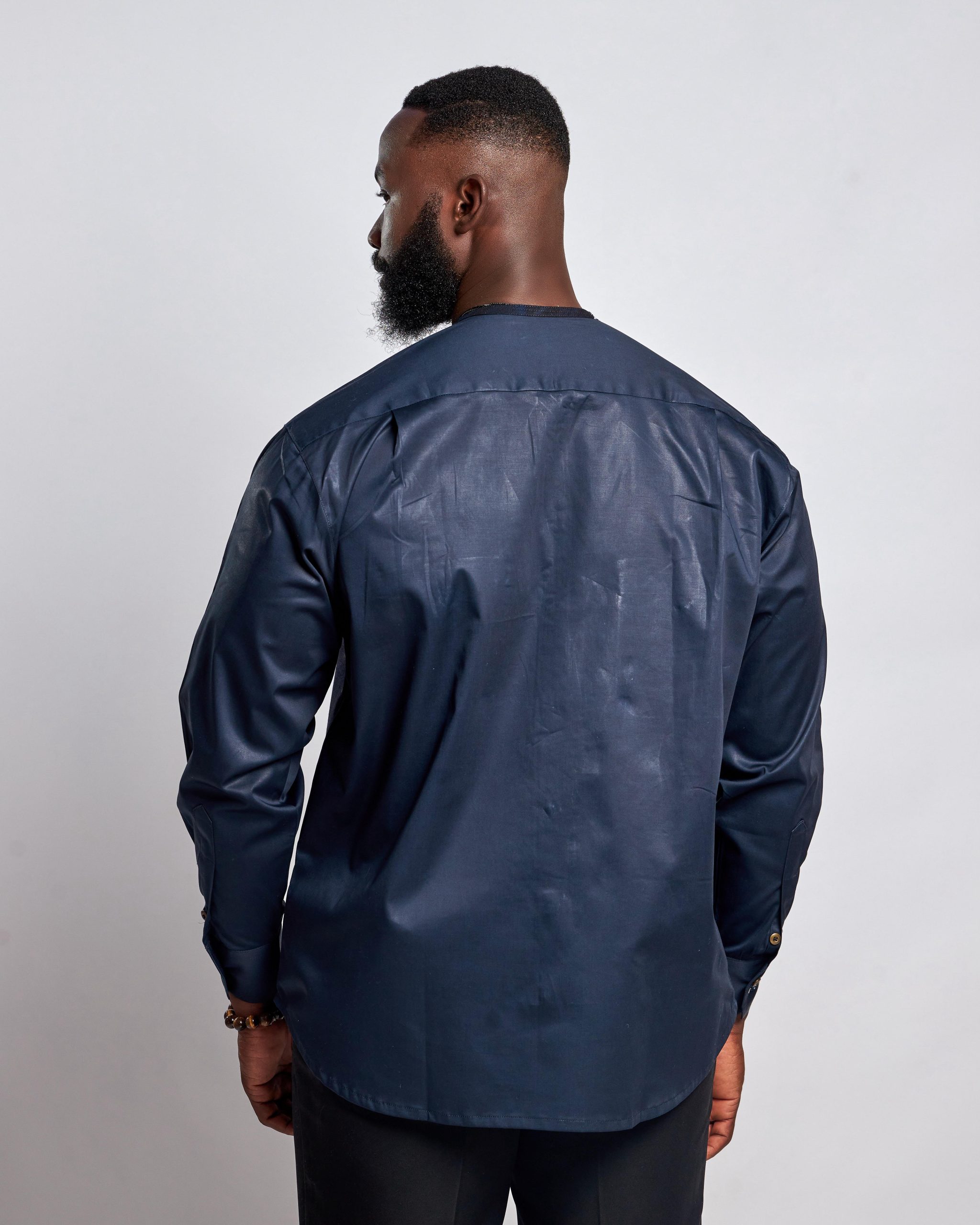 African Clothing for Men. Long-sleeved men's shirt. Retail and Wholesale. Made in Africa