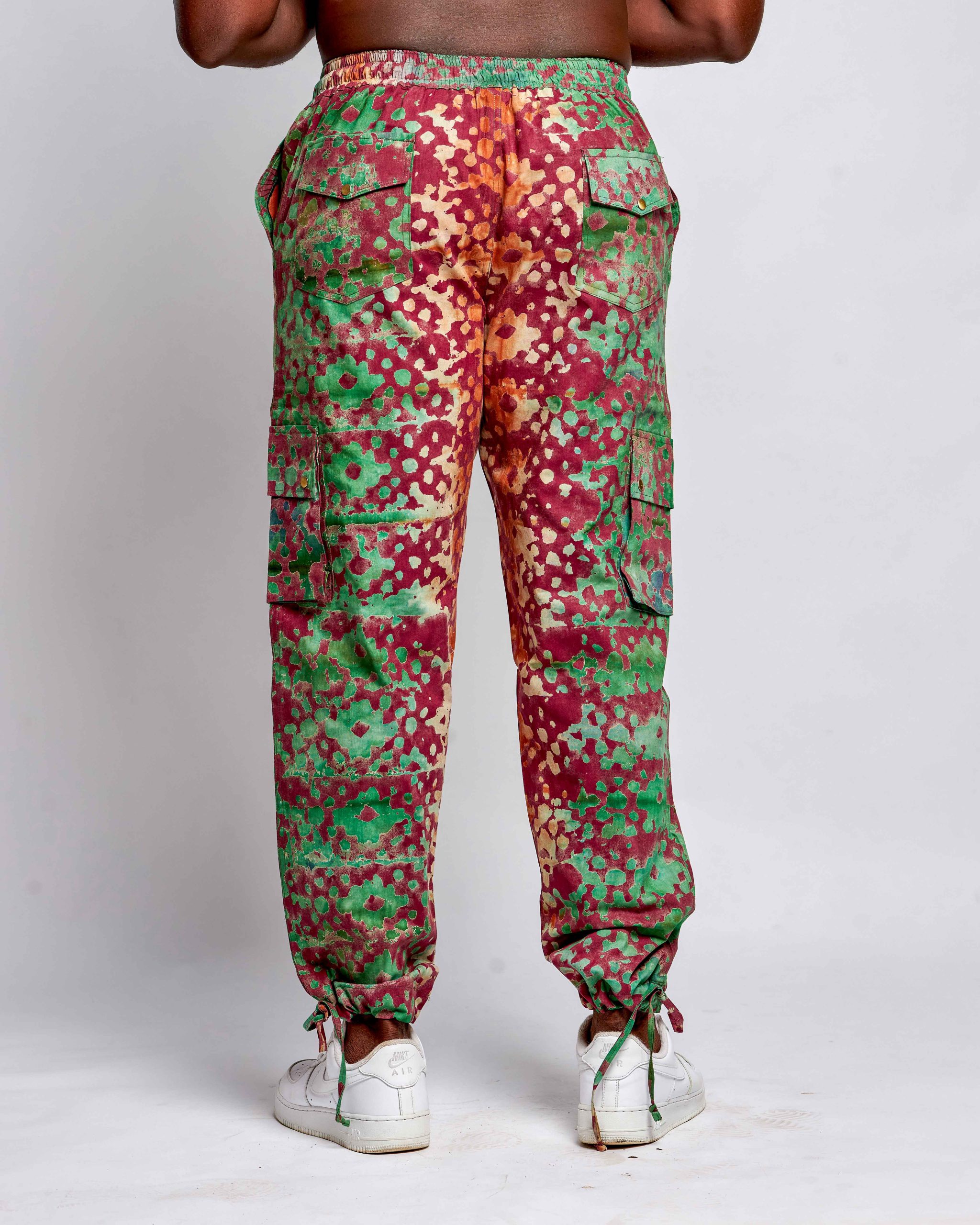 African Batik Cargo Pants. Made in Africa. Retail and Wholesale