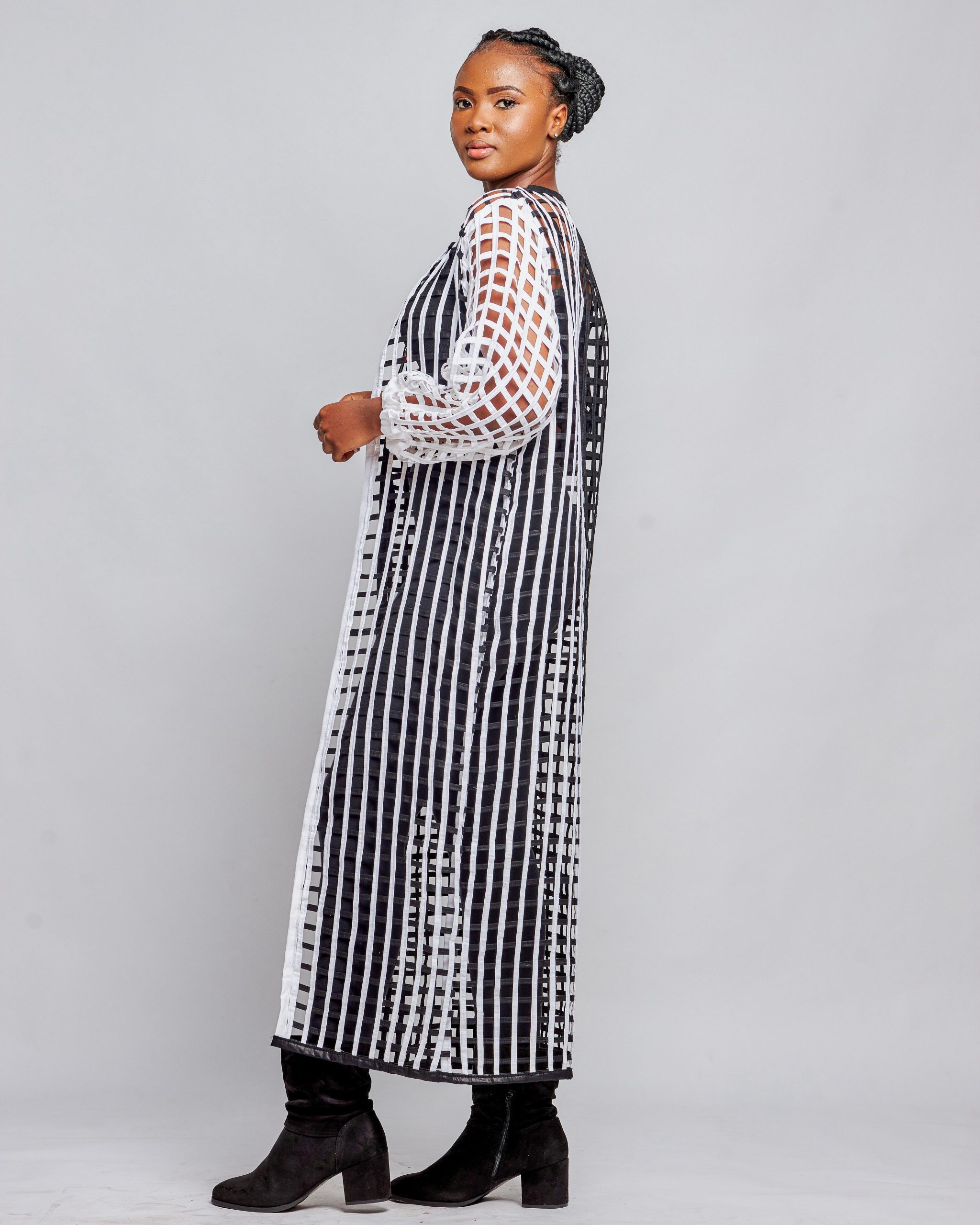 African Clothing for Women. Ankara Women's Mesh Top. Retail and Wholesale, Made in Africa