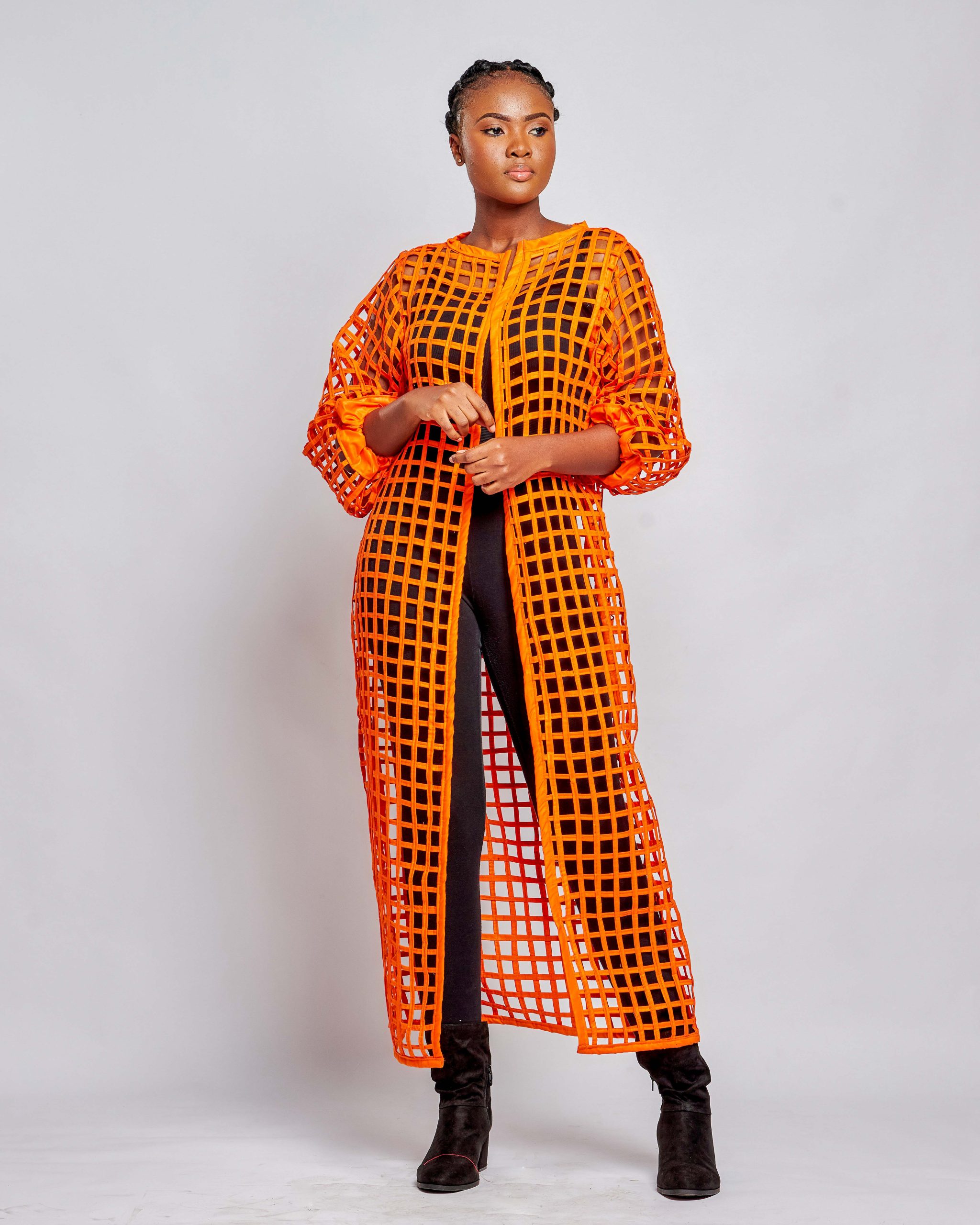 African Clothing for Women. Ankara Women's Mesh Top. Retail and Wholesale, Made in Africa