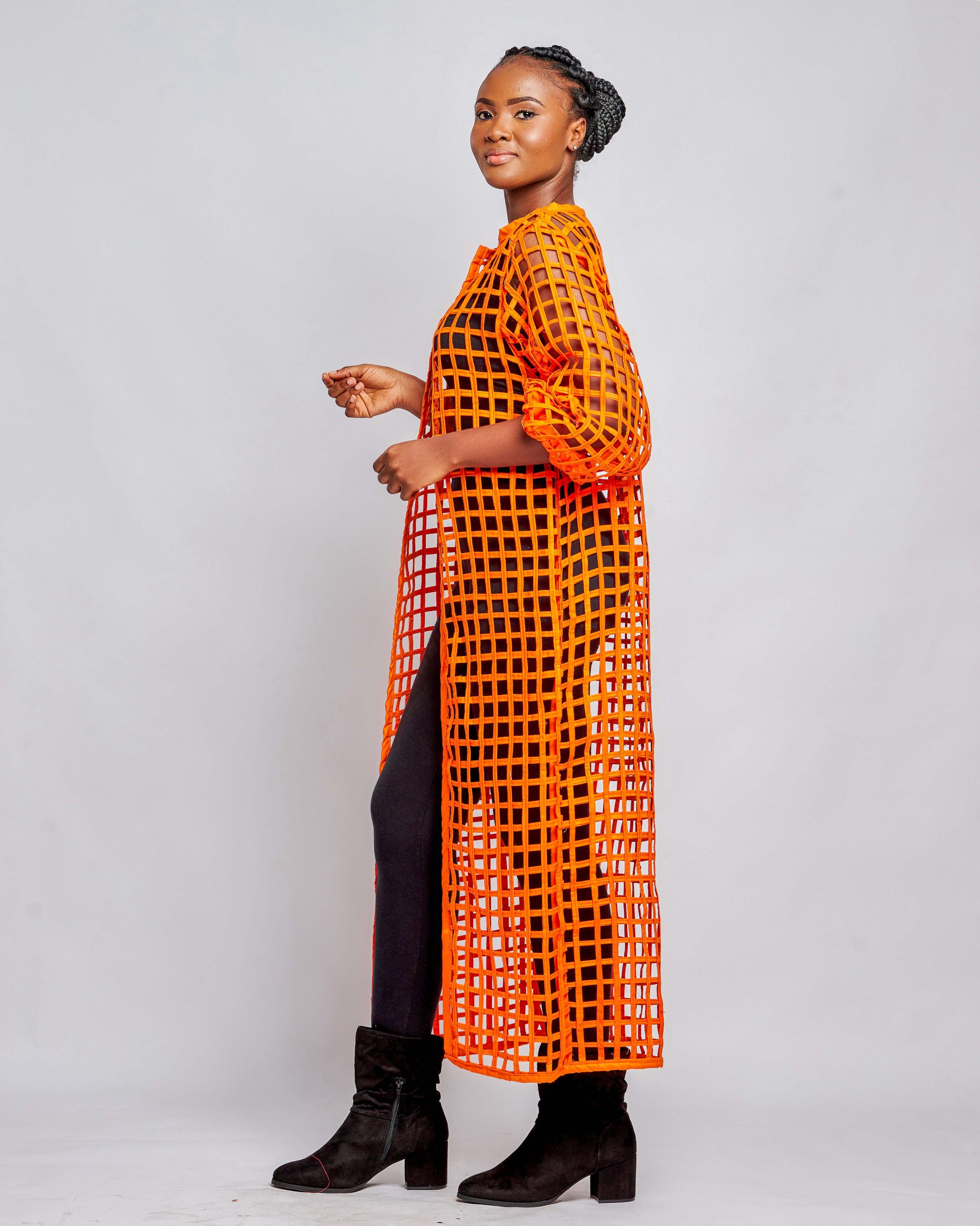 African Clothing for Women. Ankara Women's Mesh Top. Retail and Wholesale, Made in Africa