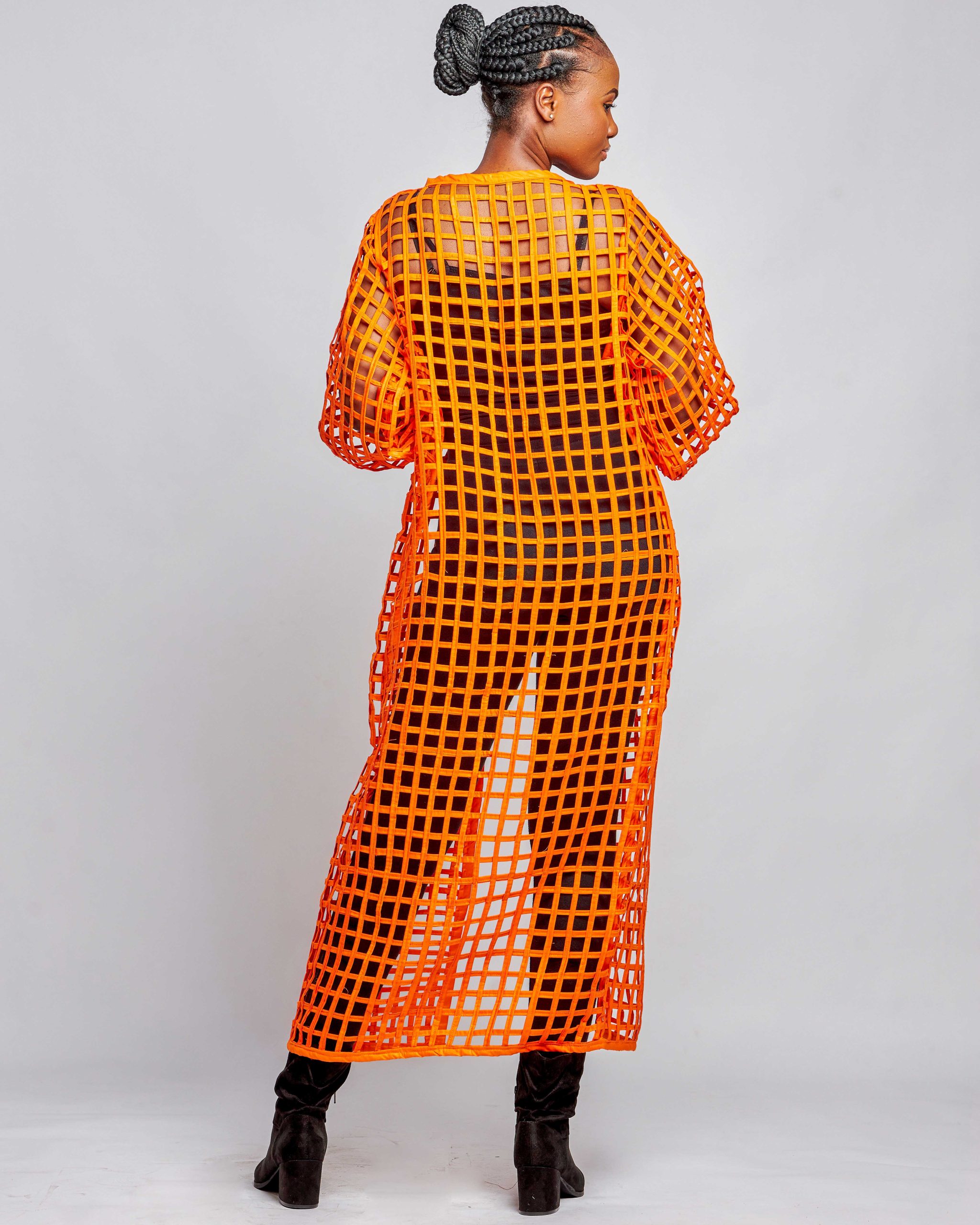 African Clothing for Women. Ankara Women's Mesh Top. Retail and Wholesale, Made in Africa