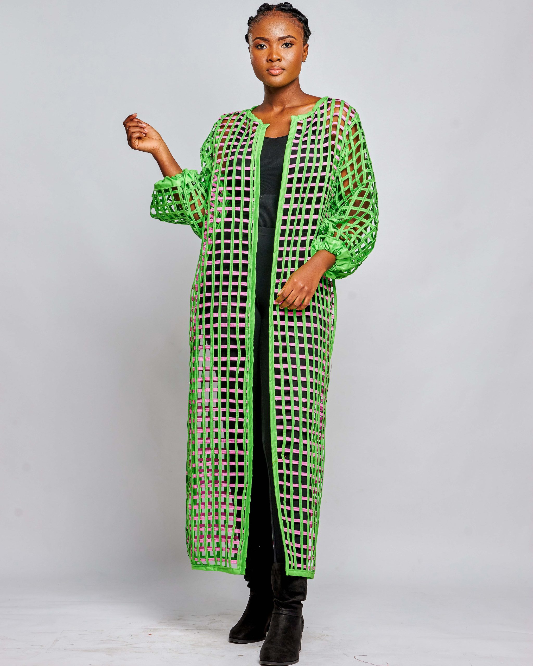 African Clothing for Women. Ankara Women's Mesh Top. Retail and Wholesale, Made in Africa