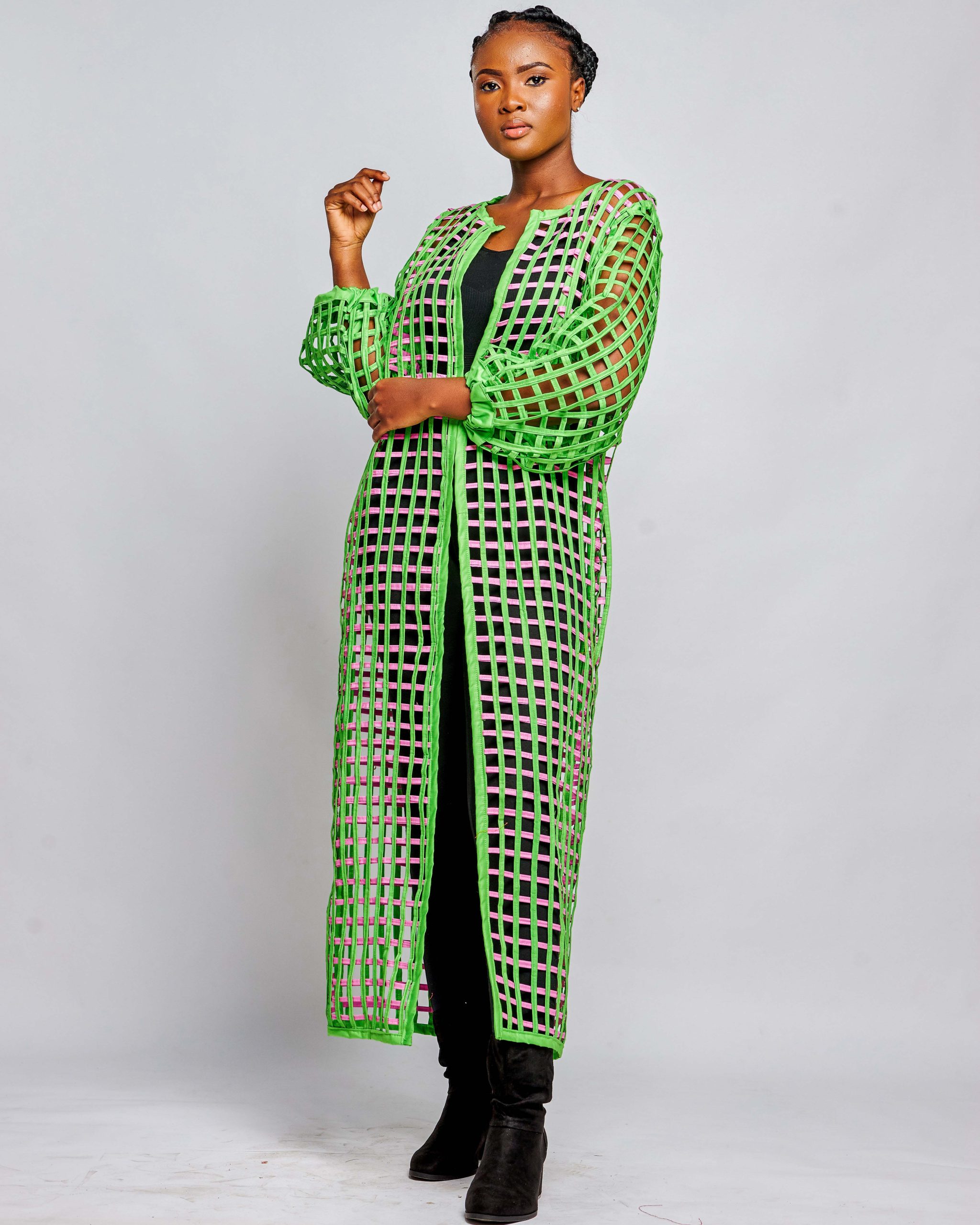 African Clothing for Women. Ankara Women's Mesh Top. Retail and Wholesale, Made in Africa