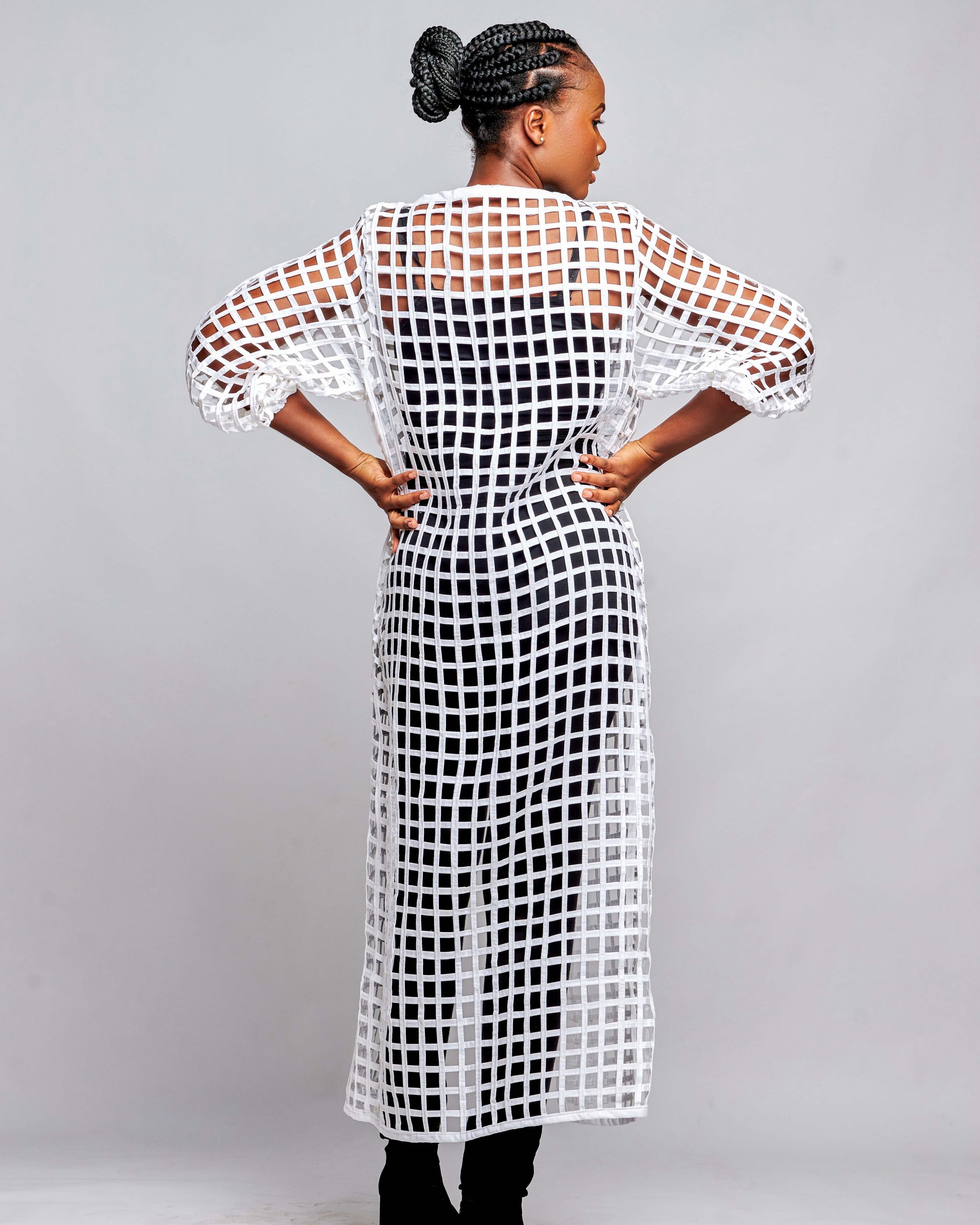 African Clothing for Women. Ankara Women's Mesh Top. Retail and Wholesale, Made in Africa