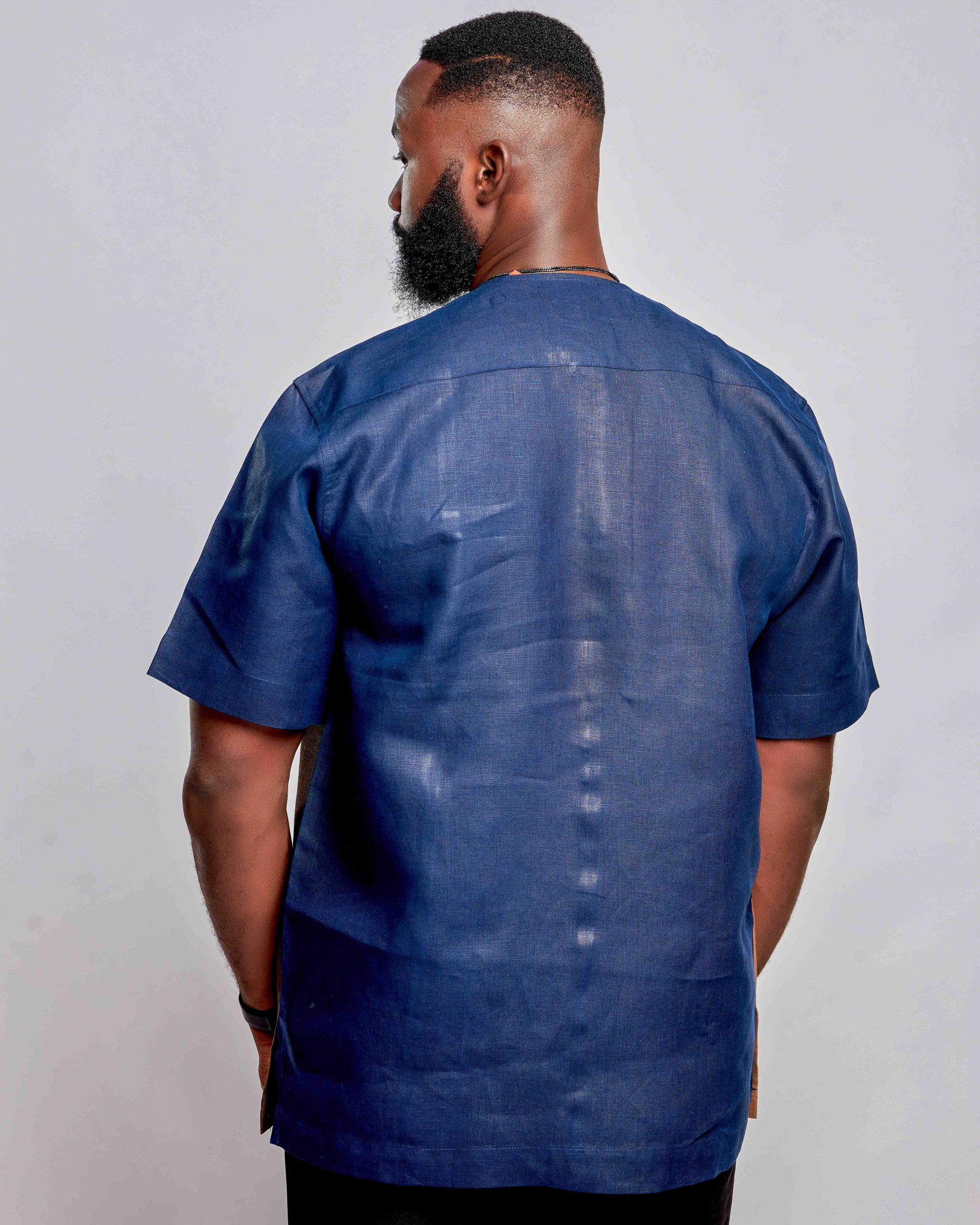 African Clothing for Men. Long-sleeved men's shirt. Retail and Wholesale. Made in Africa
