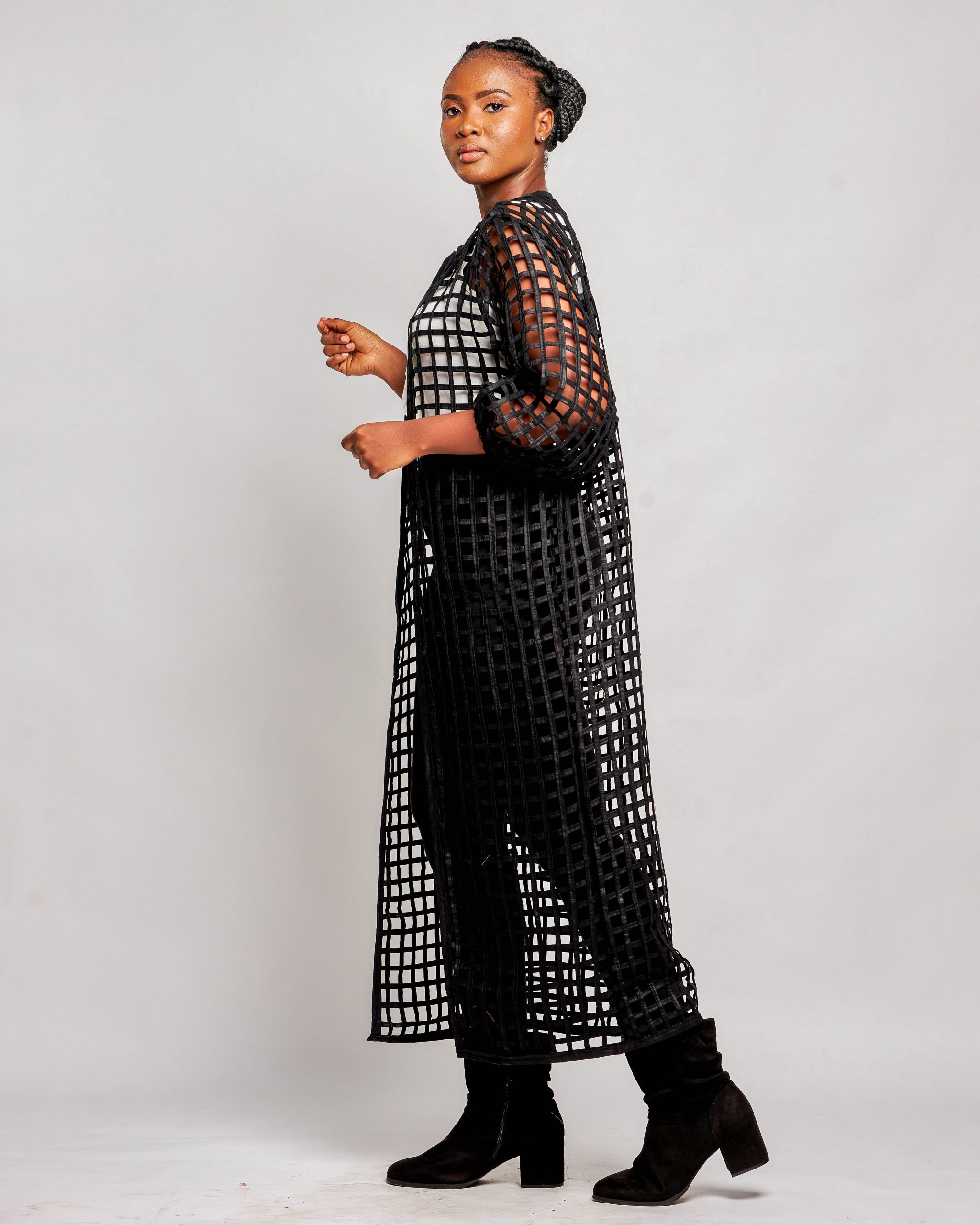 African Clothing for Women. Ankara Women's Mesh Top. Retail and Wholesale, Made in Africa