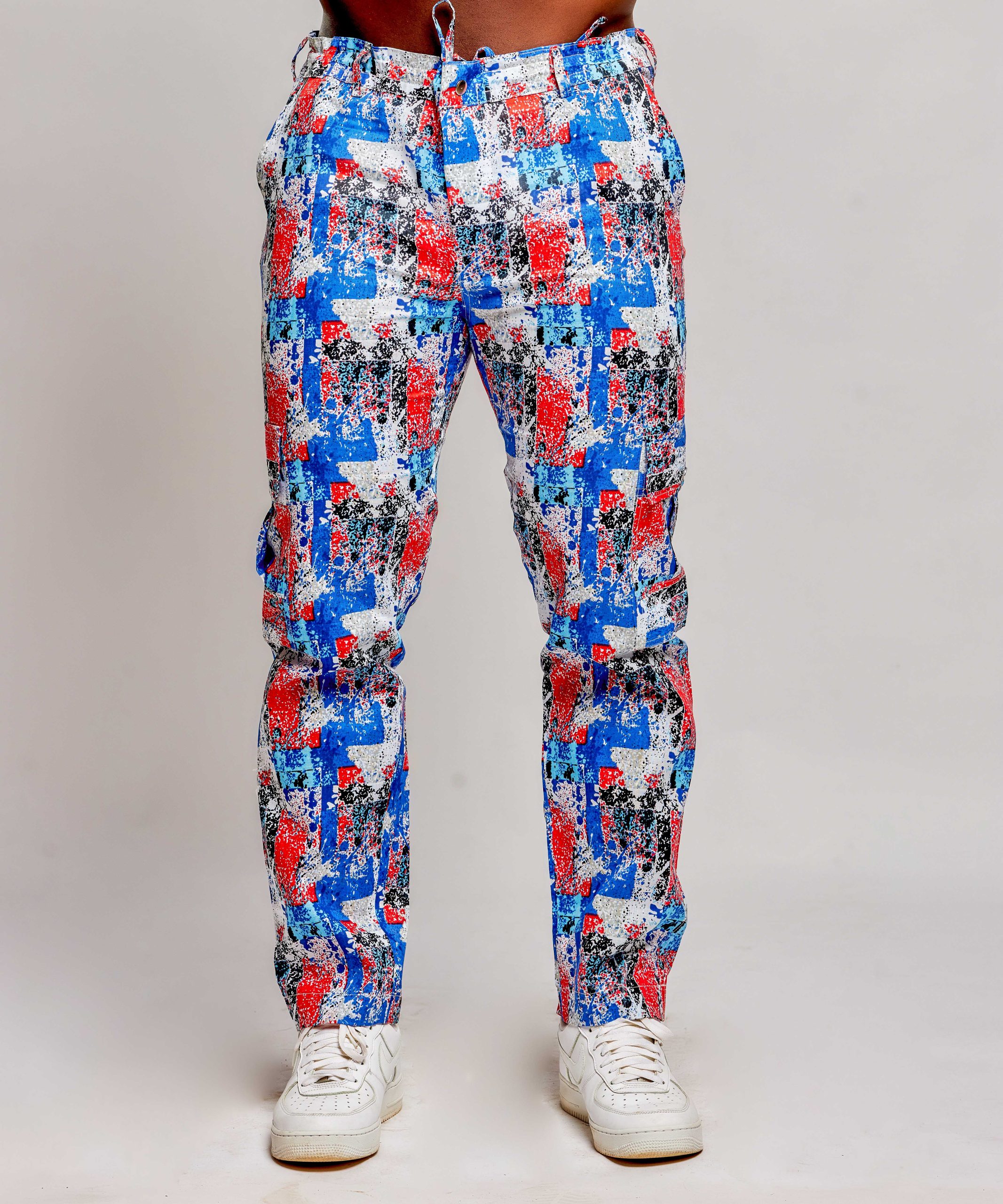 African Batik Cargo Pants. Made in Africa. Retail and Wholesale