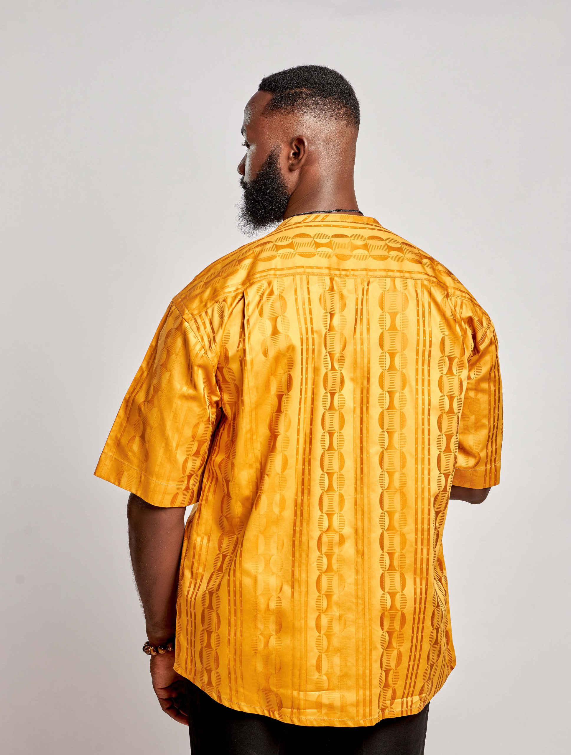 African Clothing for Men. Long-sleeved men's shirt. Retail and Wholesale. Made in Africa