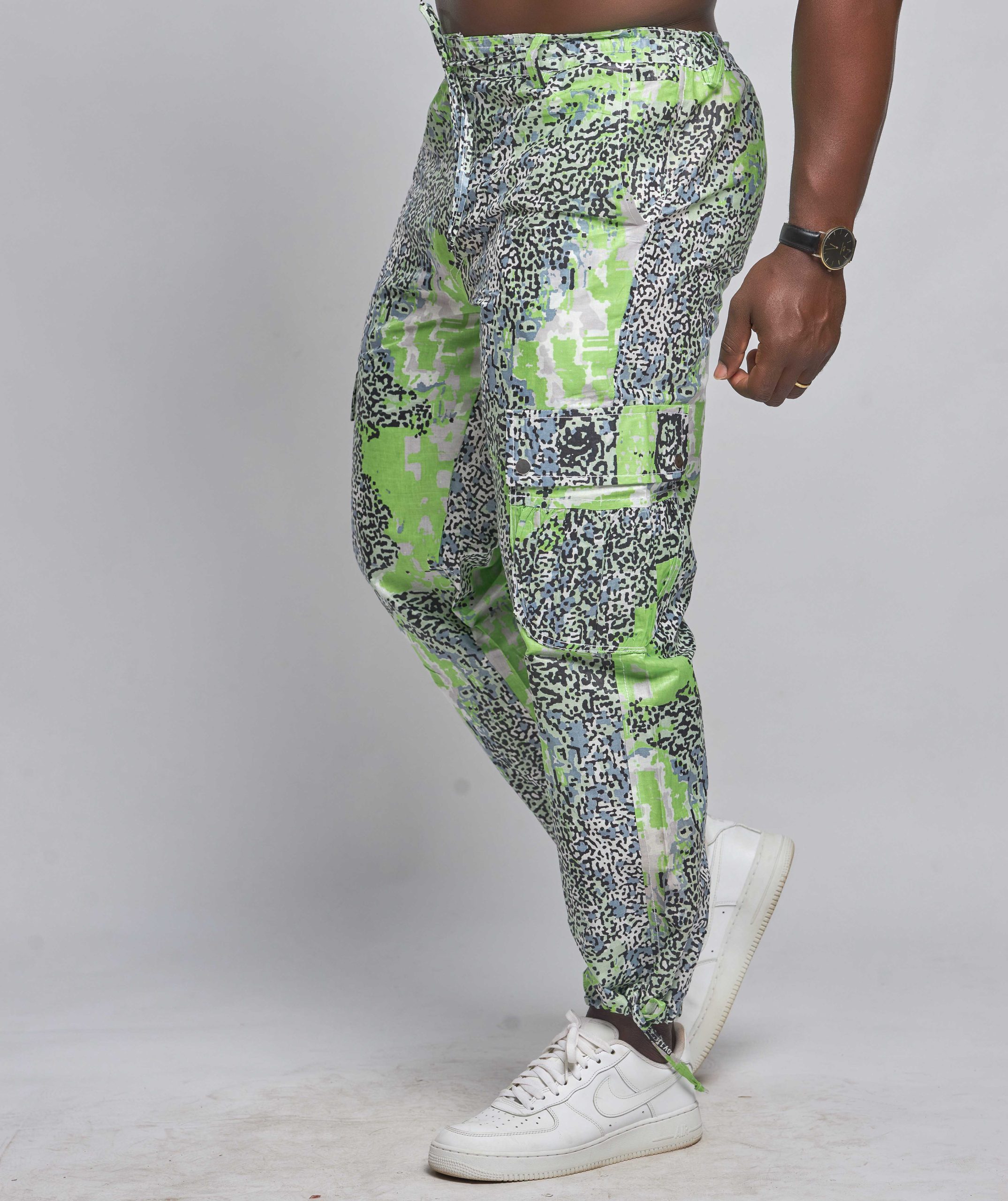 African Batik Cargo Pants. Made in Africa. Retail and Wholesale
