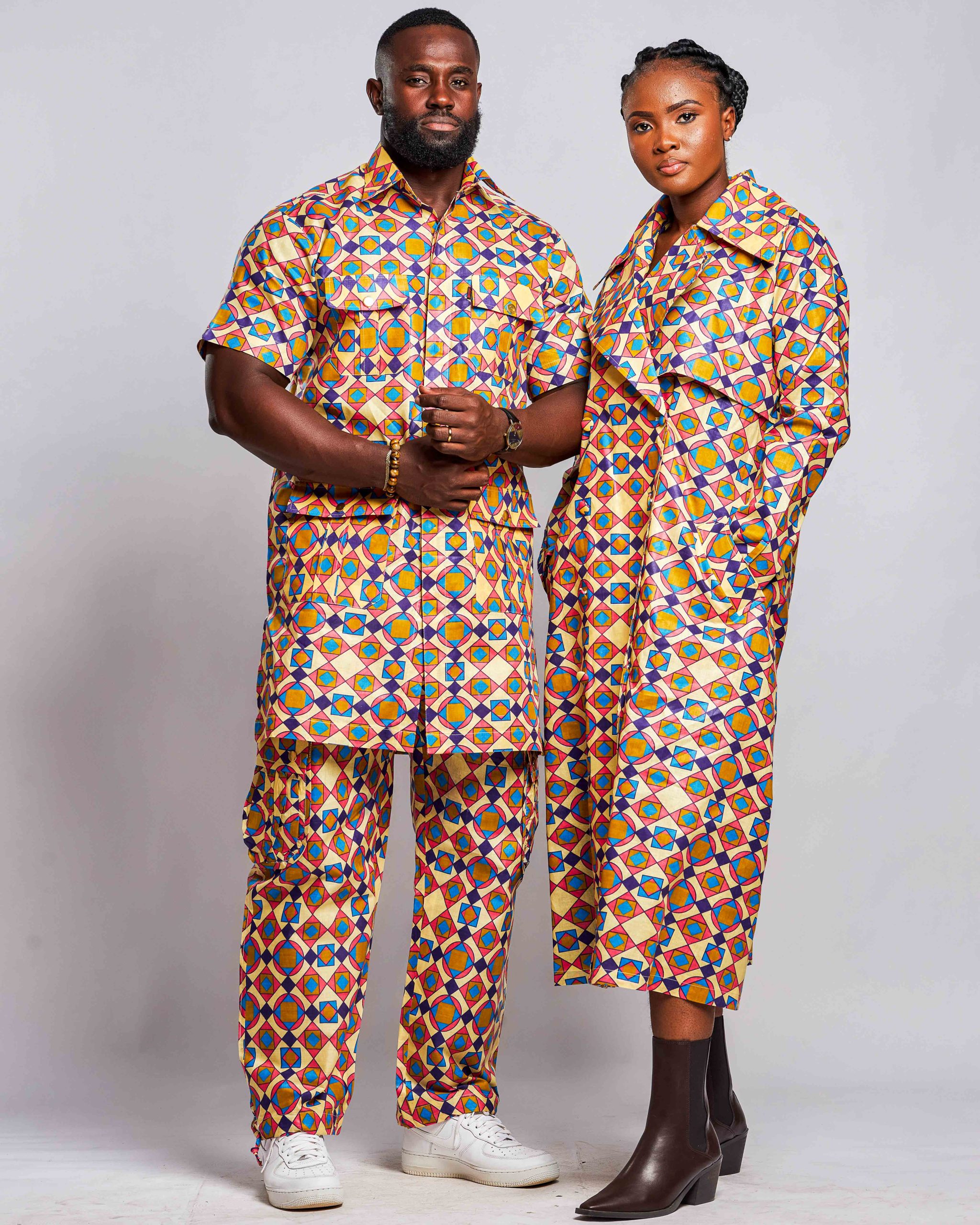 African Clothing for Couples. Retail and Wholesale, Made in Africa