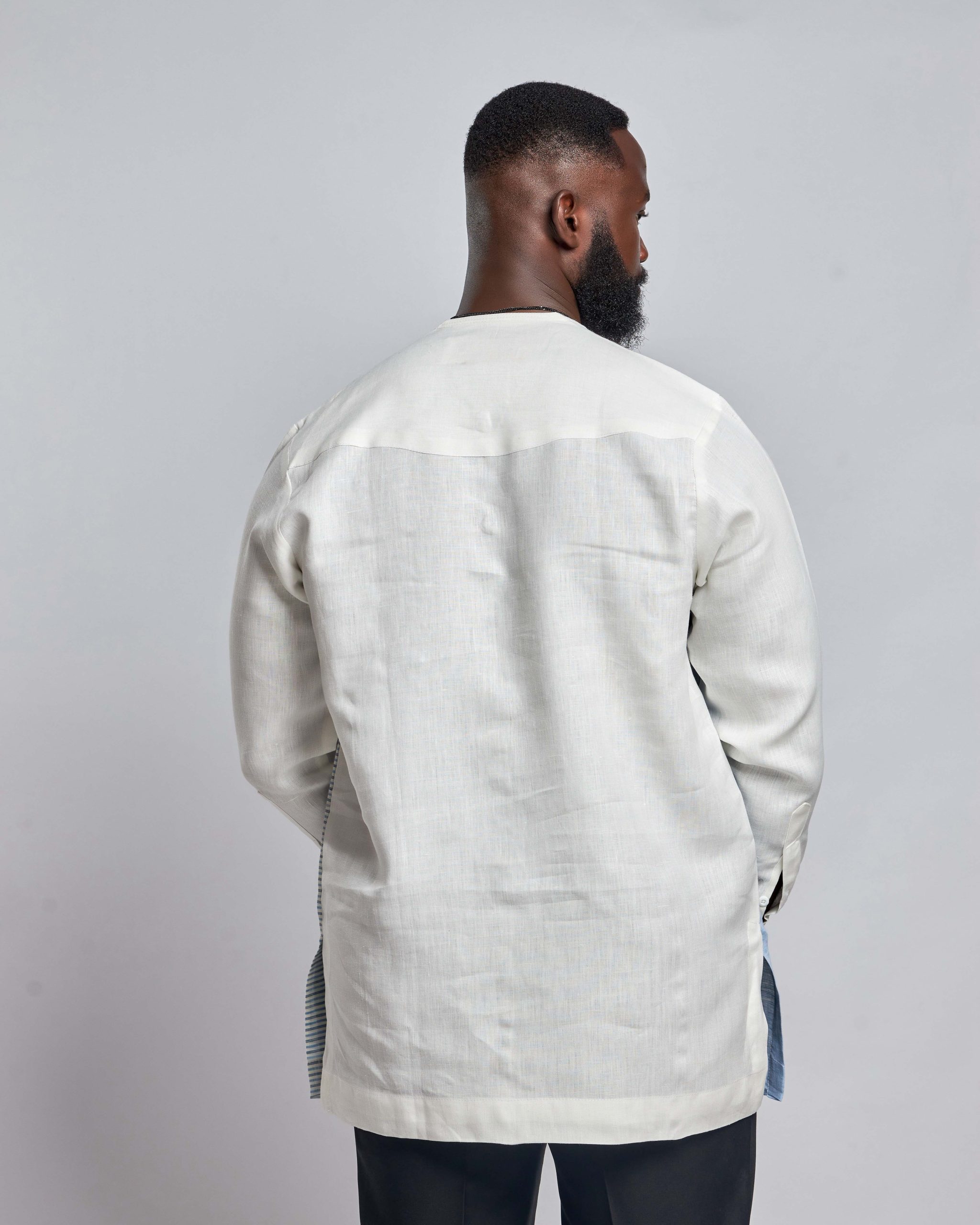 African Clothing for Men. Long-sleeved men's shirt. Retail and Wholesale. Made in Africa