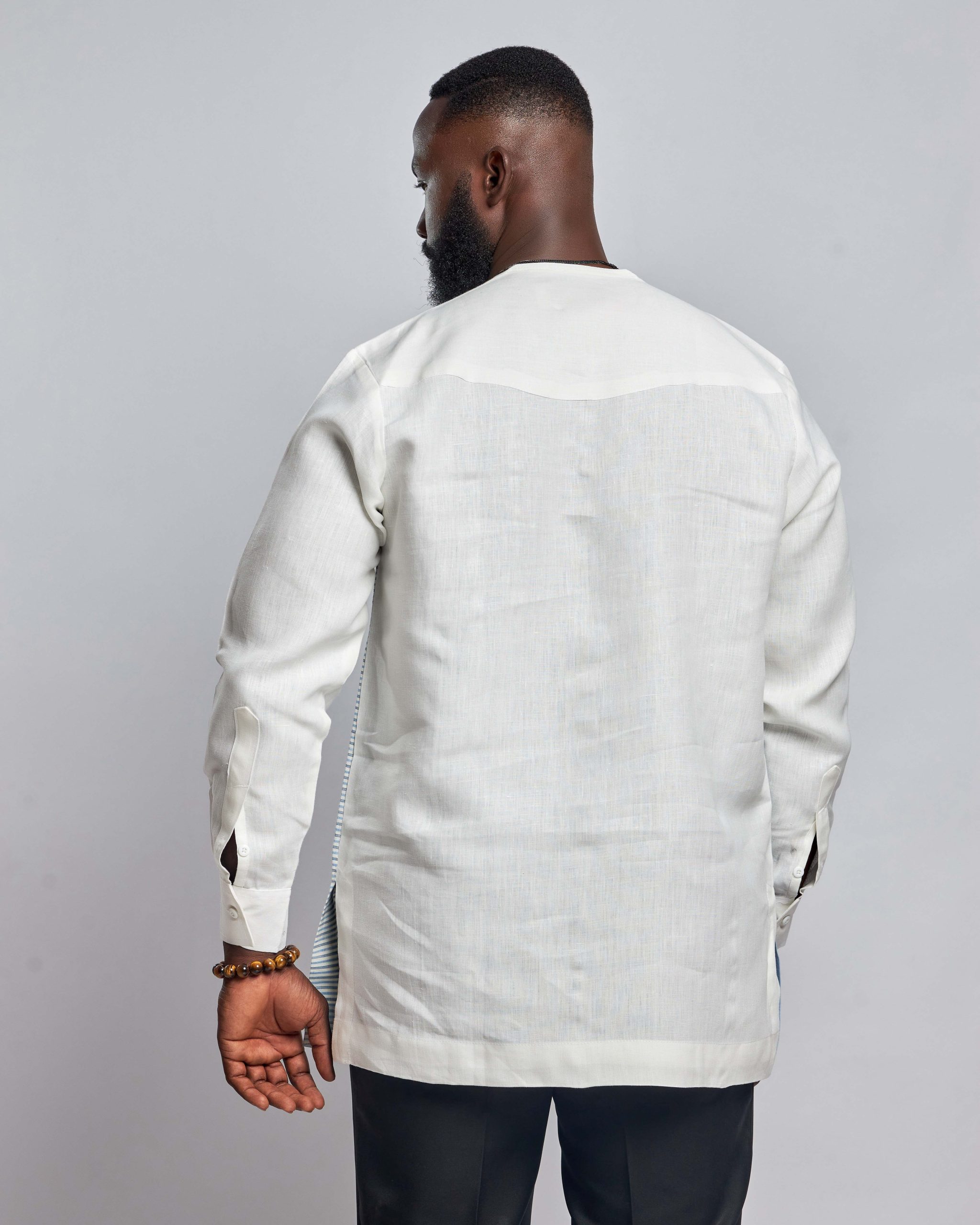 African Clothing for Men. Long-sleeved men's shirt. Retail and Wholesale. Made in Africa