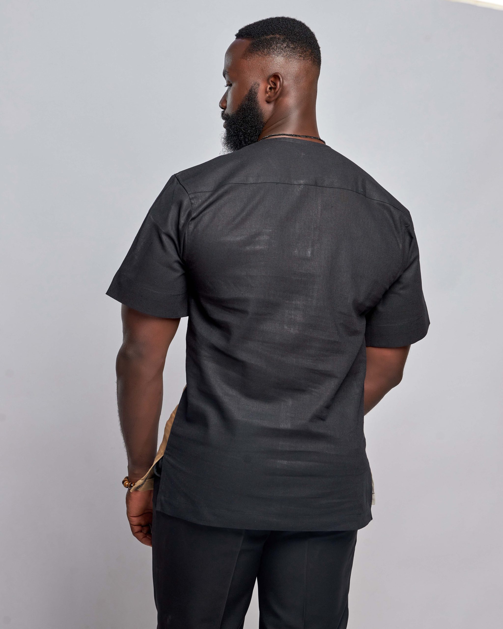 African Clothing for Men. Long-sleeved men's shirt. Retail and Wholesale. Made in Africa