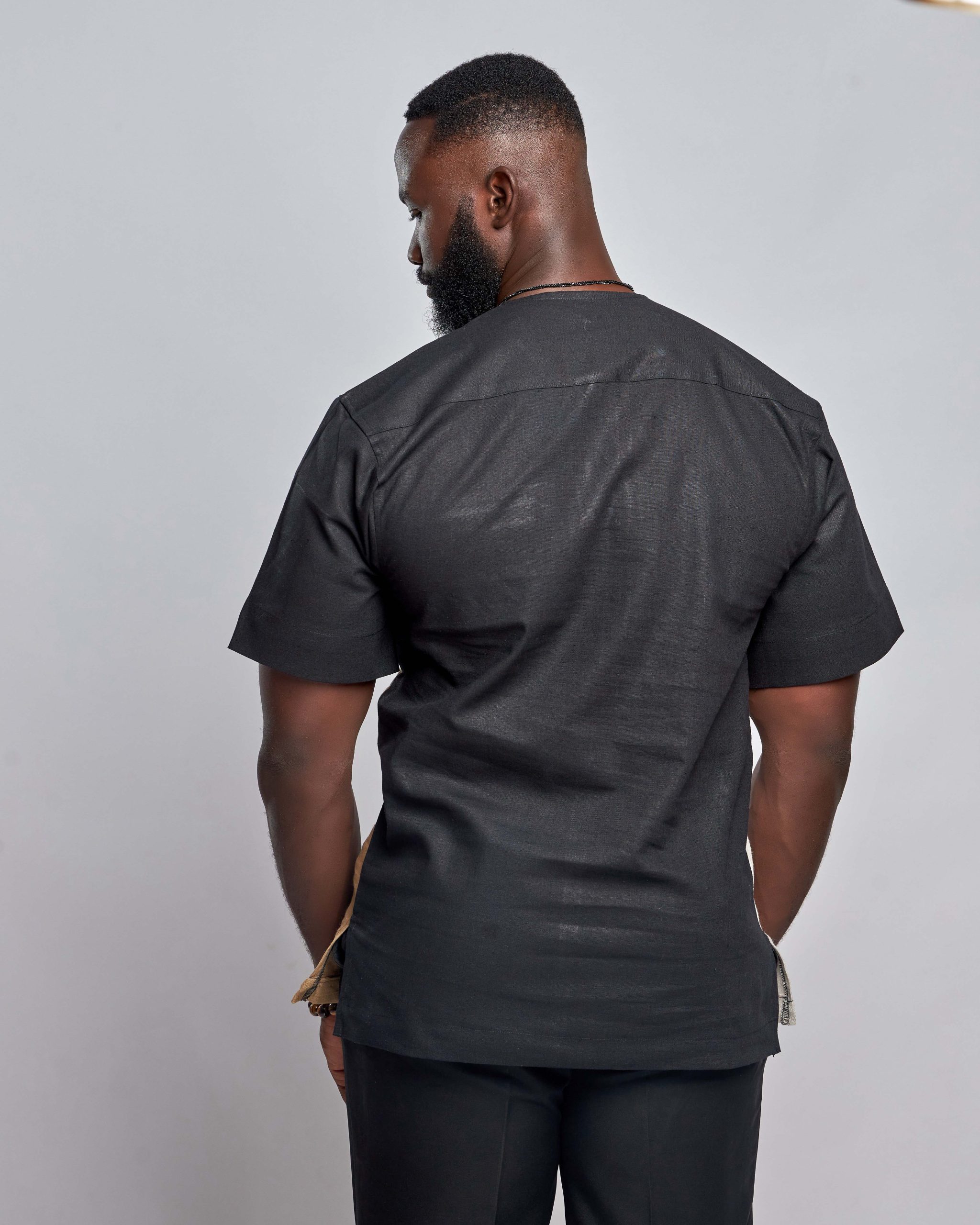 African Clothing for Men. Long-sleeved men's shirt. Retail and Wholesale. Made in Africa
