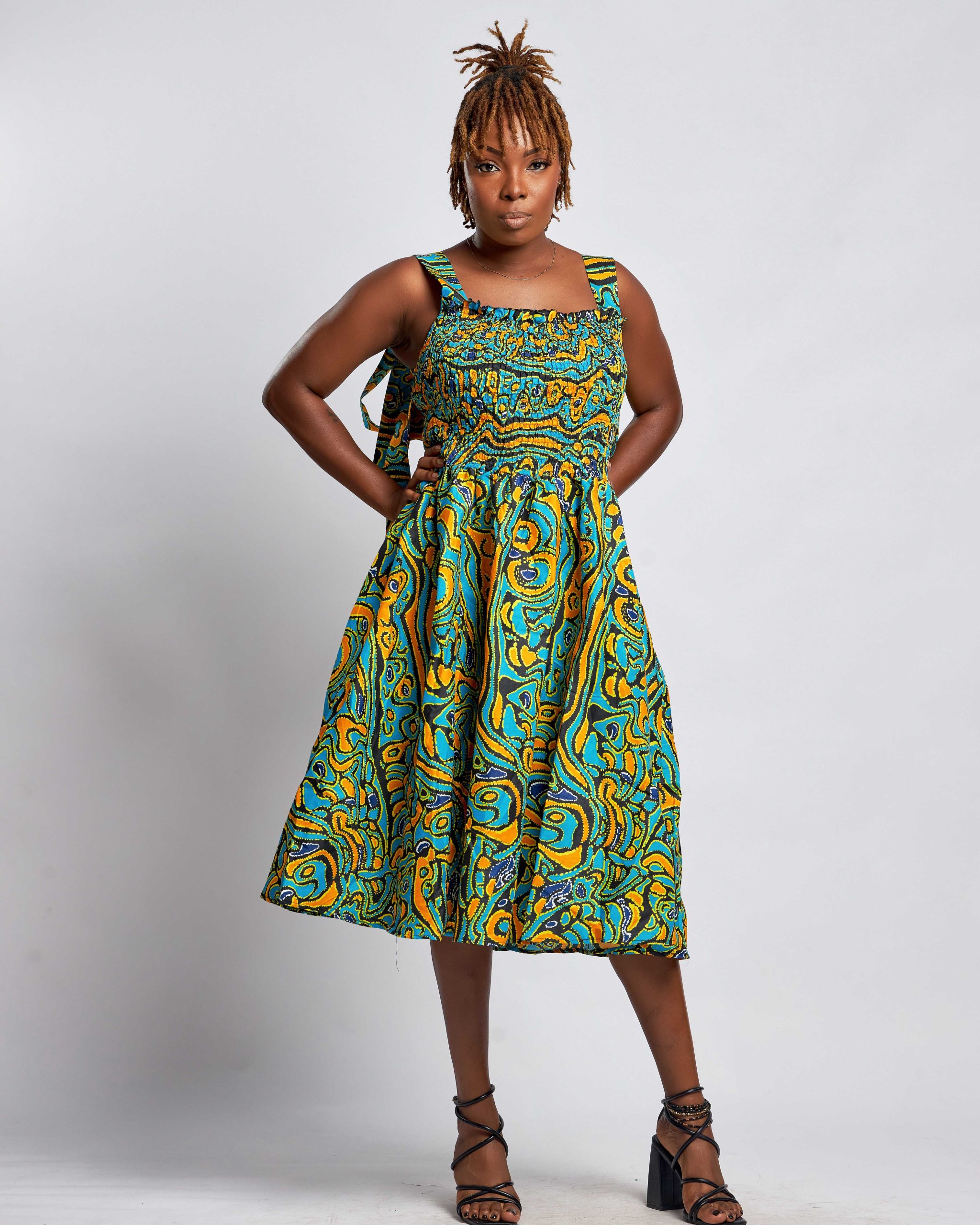 African Clothing for Women. Ankara Women's Dress. Retail and Wholesale, Made in Africa